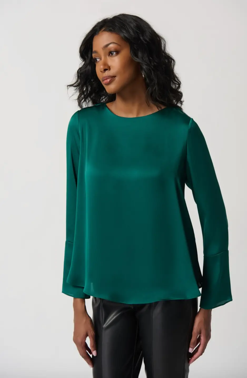 Necklace Chain Satin Flared Top 1