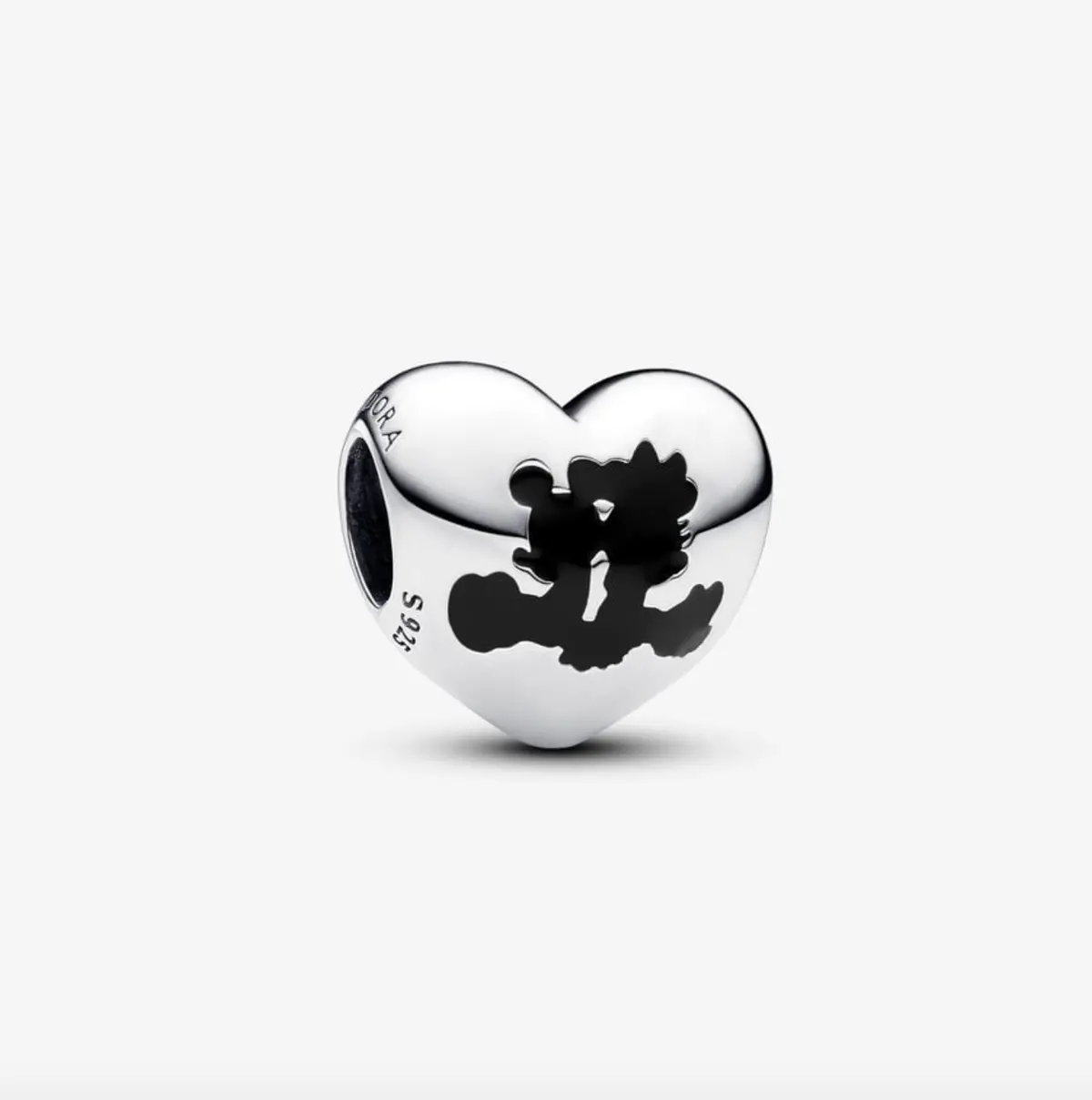 Disney Mickey Mouse & Minnie Mouse Heart Charm 1