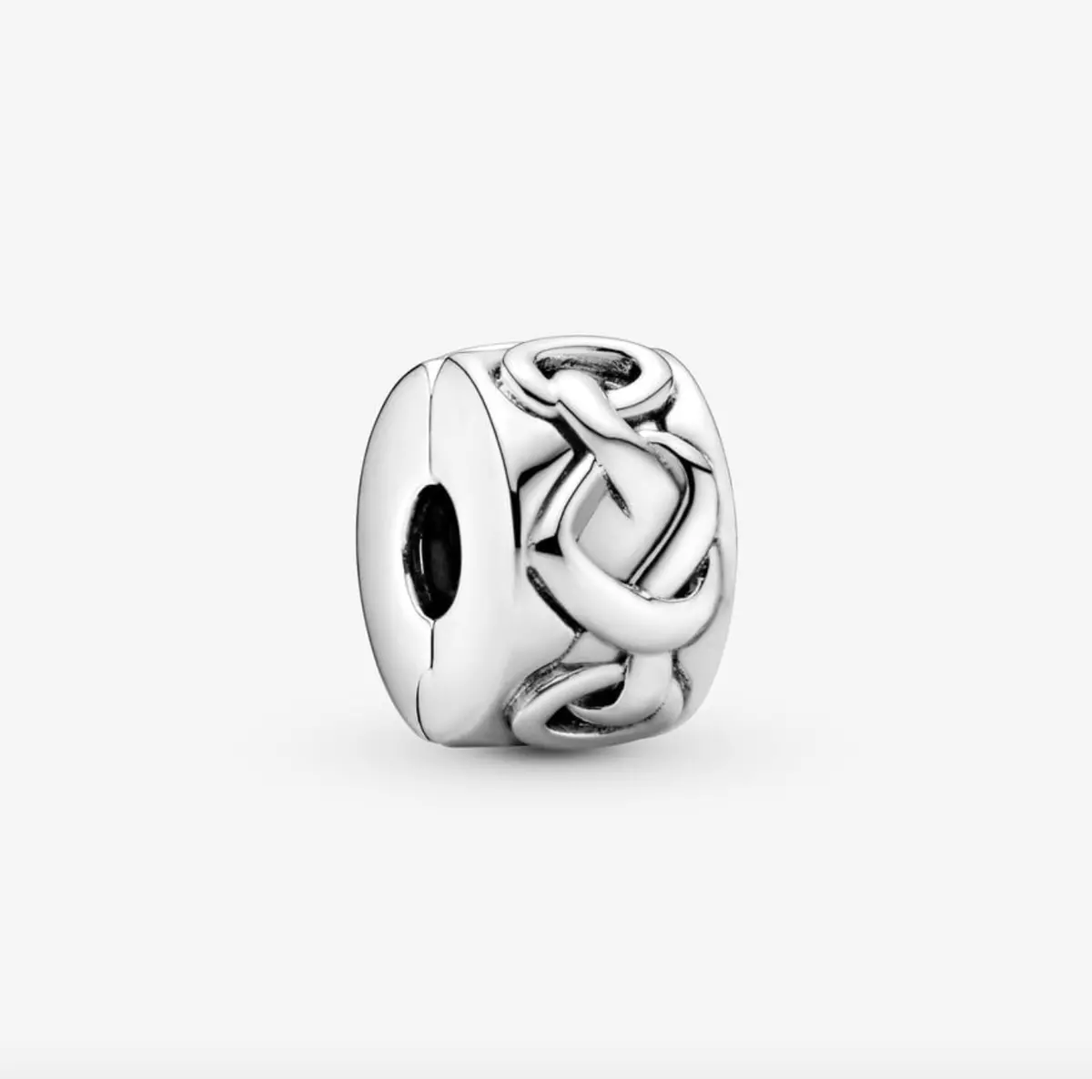 Knotted Hearts Clip Charm 1