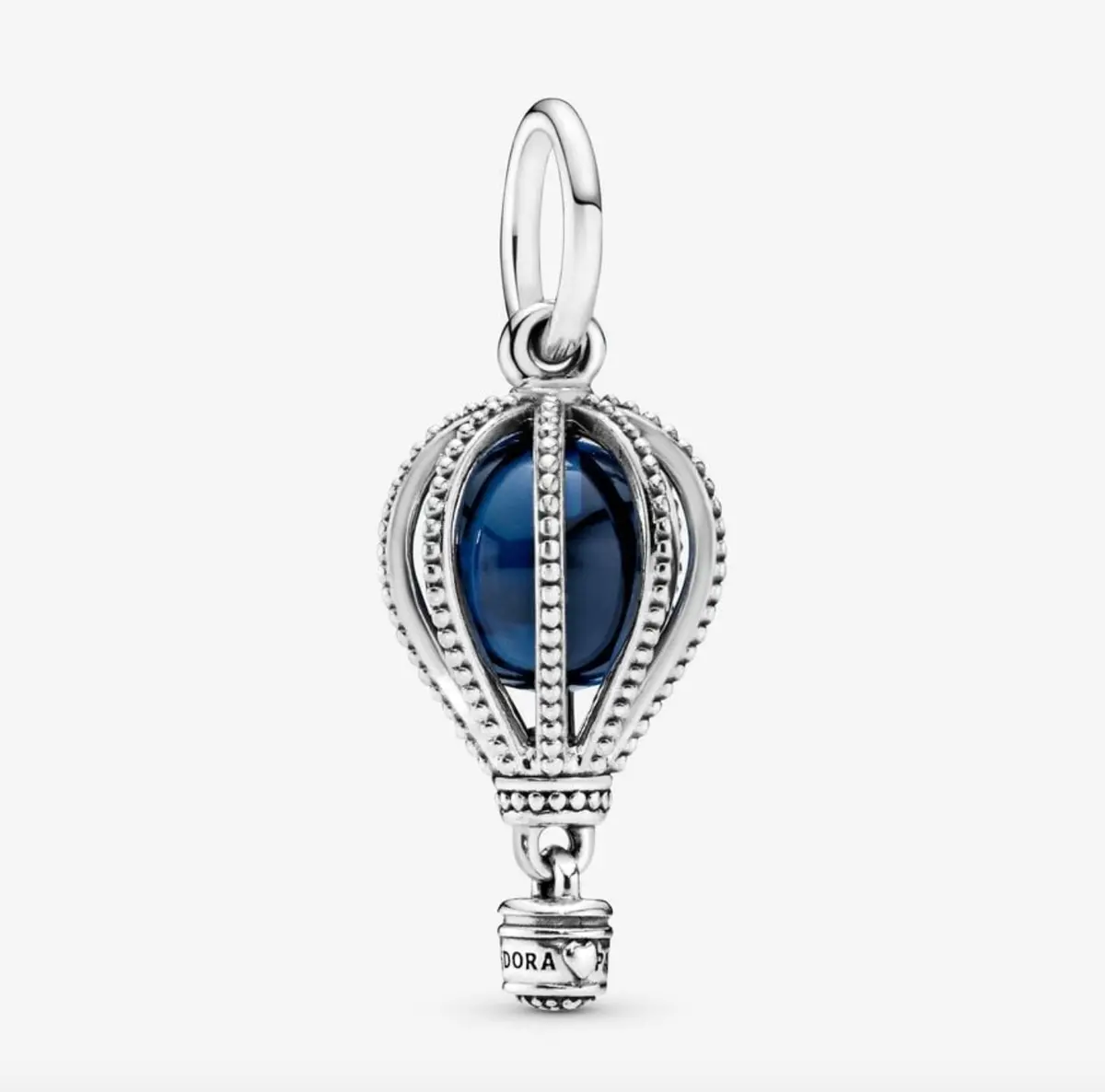Blue Hot Air Balloon Travel Charm 1