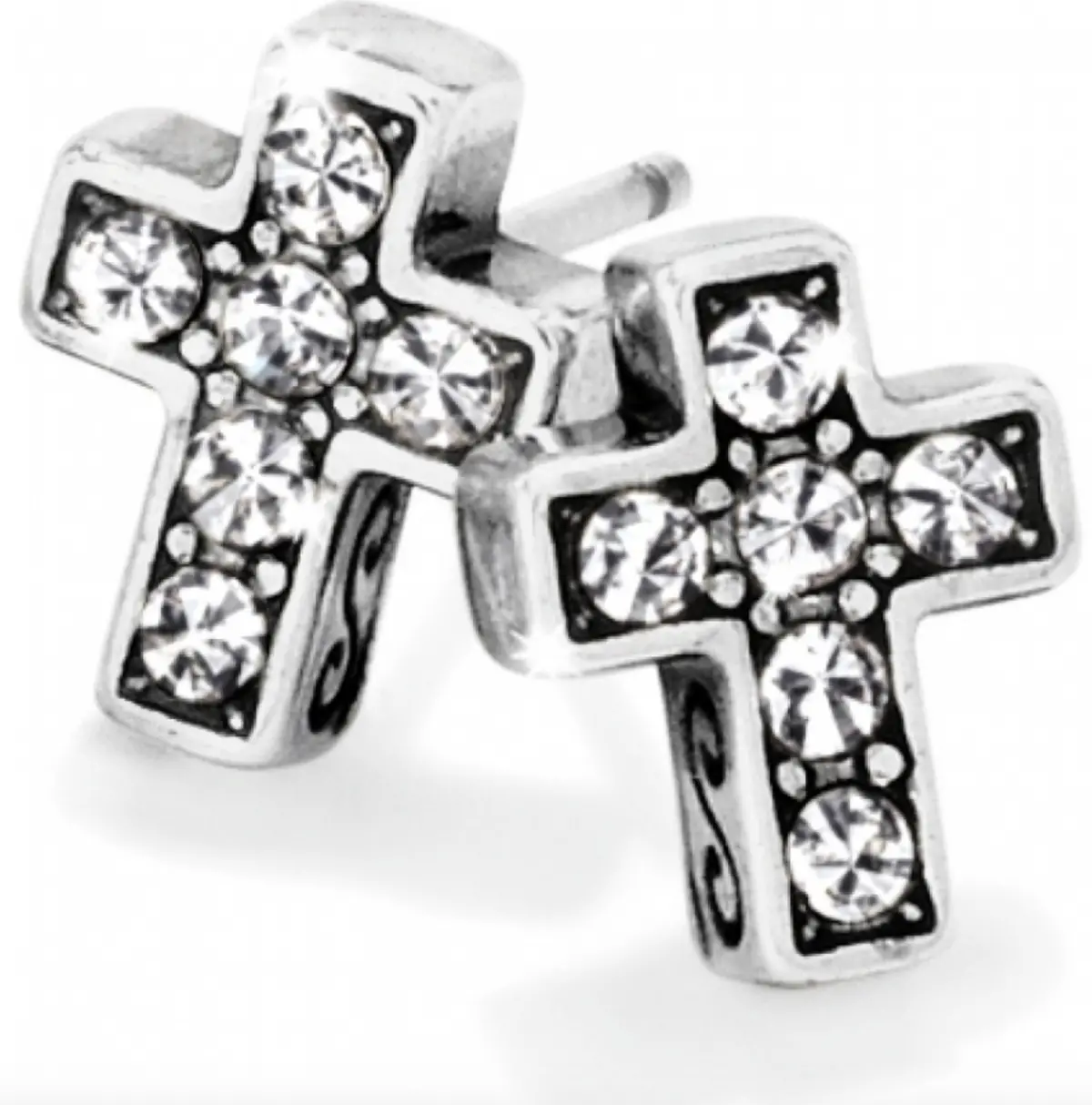 Starry Night Cross Mini Post Earrings 1