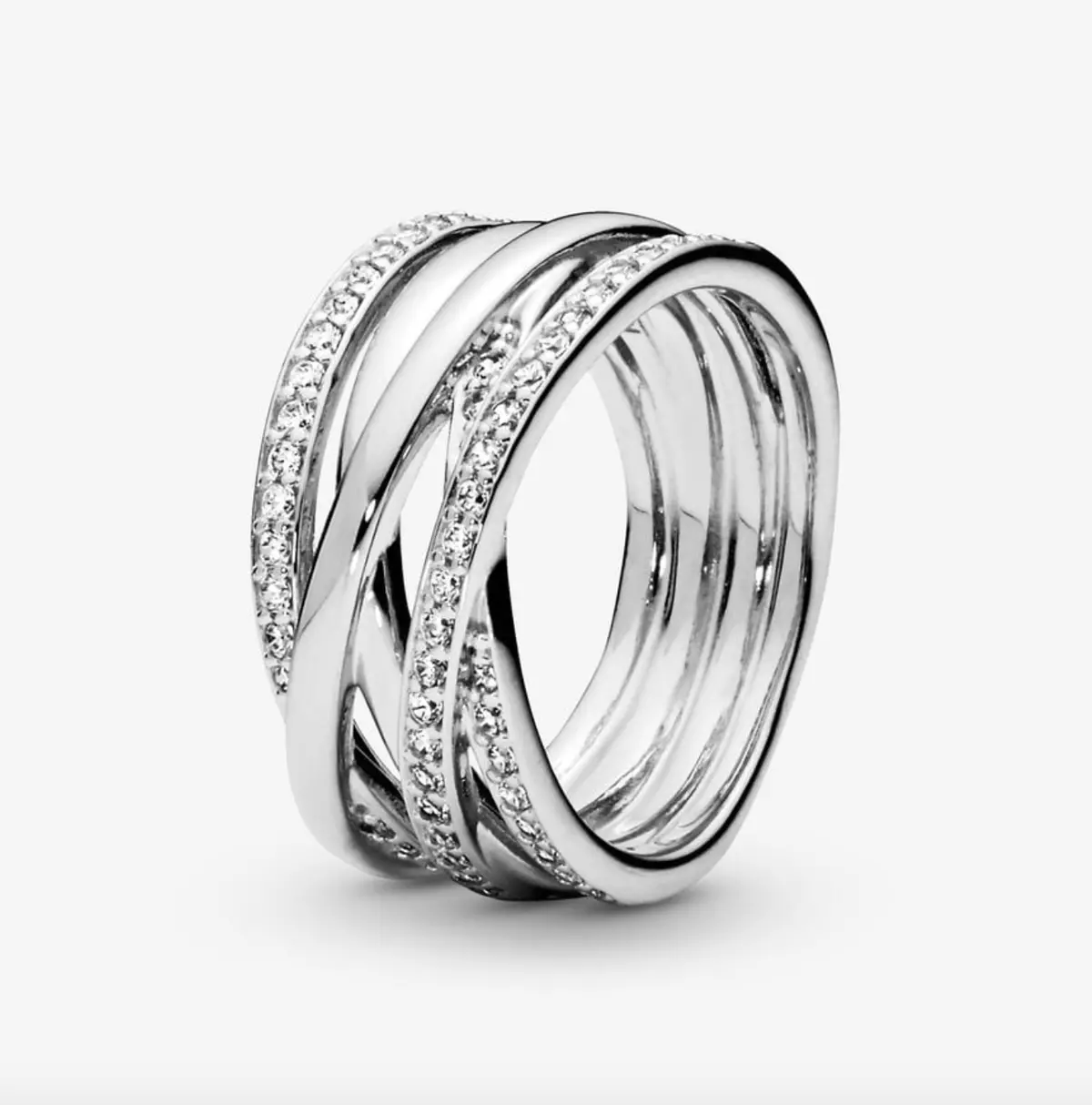 Sparkling & Polished Lines Ring 1