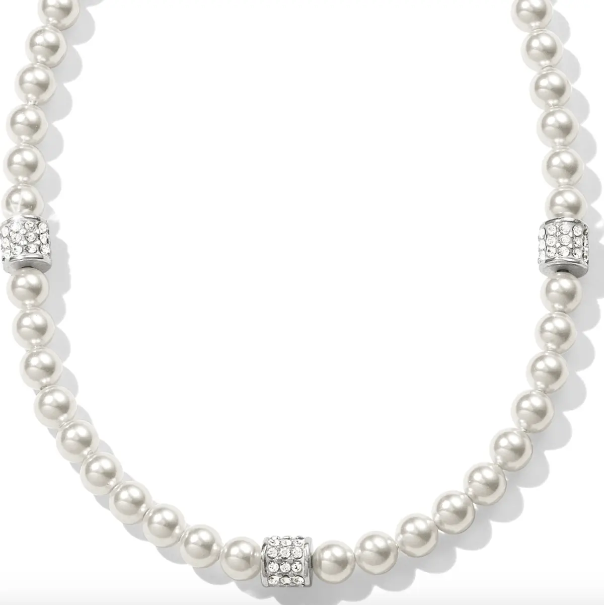 Meridian Petite Pearl Station Necklace 1