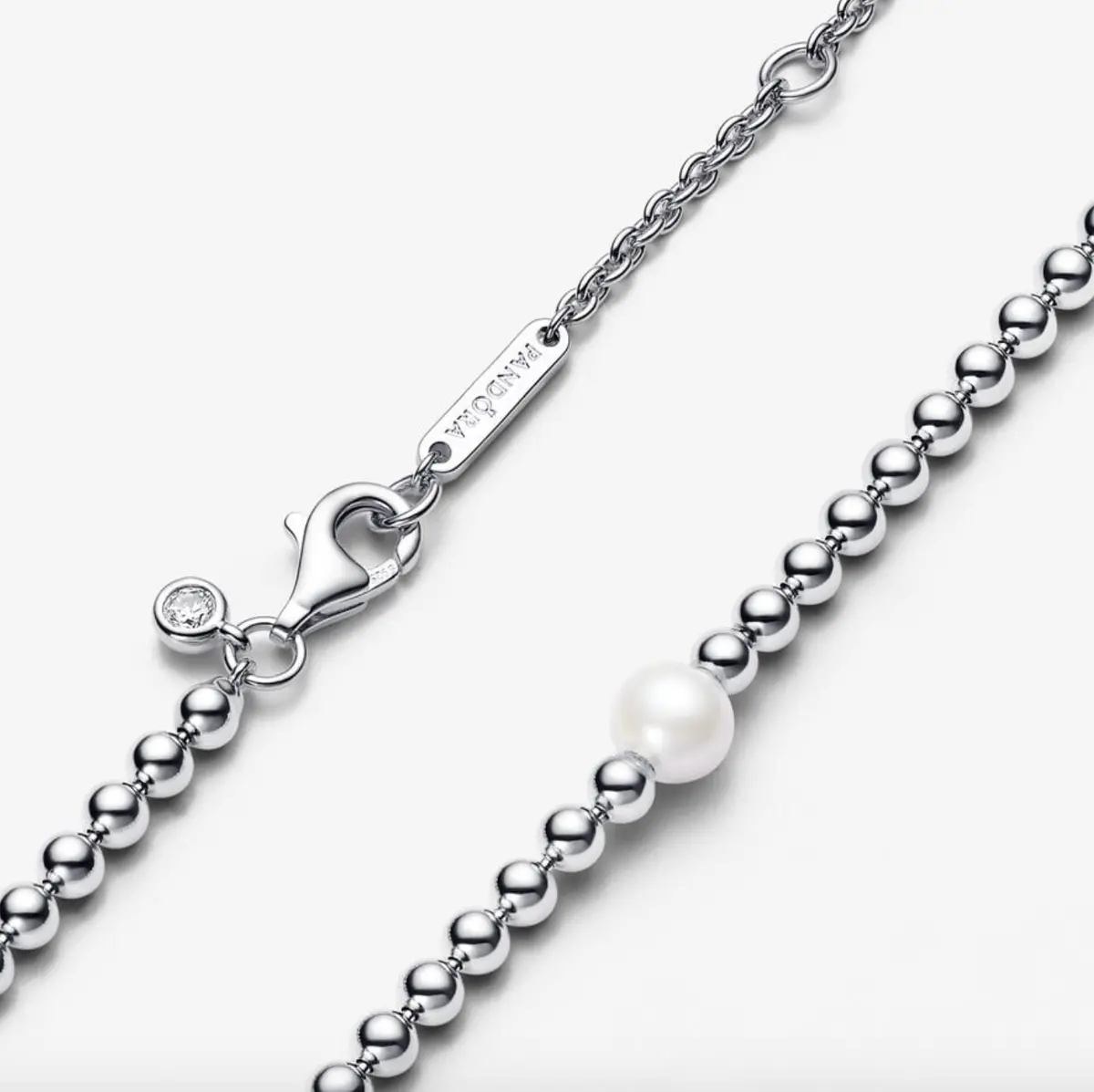 Treated Freshwater Cultured Pearl & Beads Collier Necklace 2