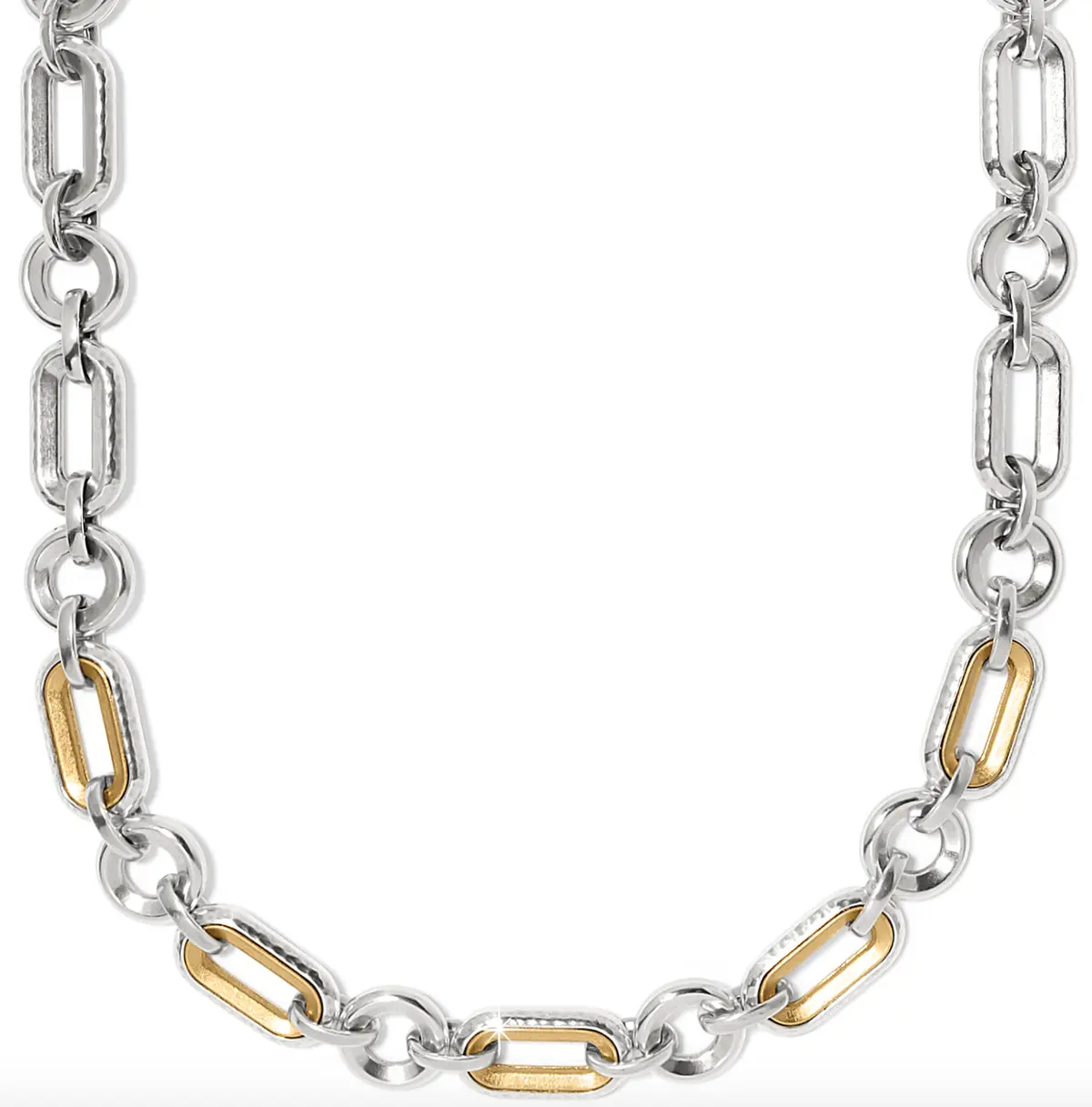 Medici Link Two Tone Necklace 1