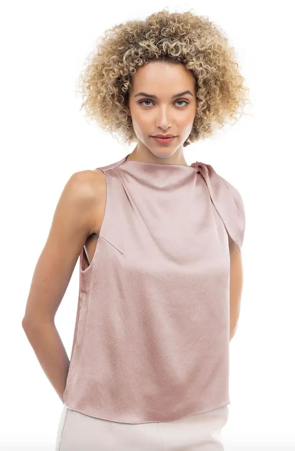 Audrey Blouse | Mauve 1