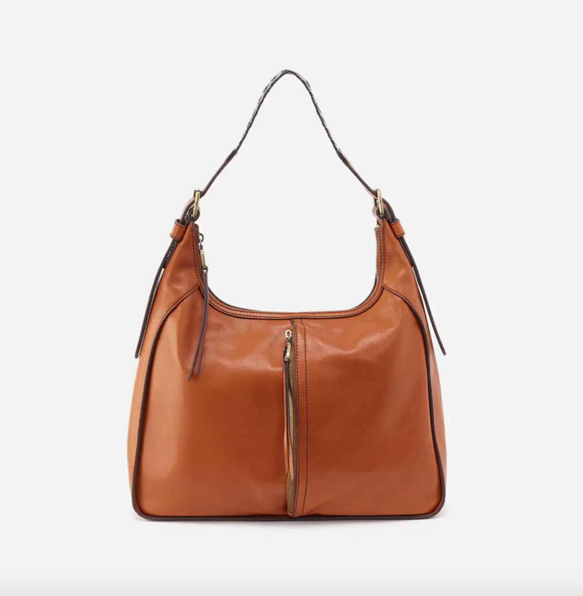 Bellamy Front Zip Hobo | Artisan Leather 1