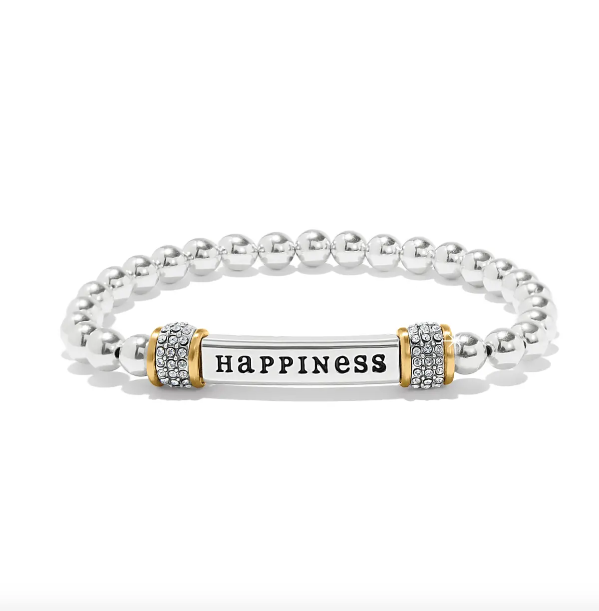 Meridian Happiness Two Tone Stretch Bracelet 1