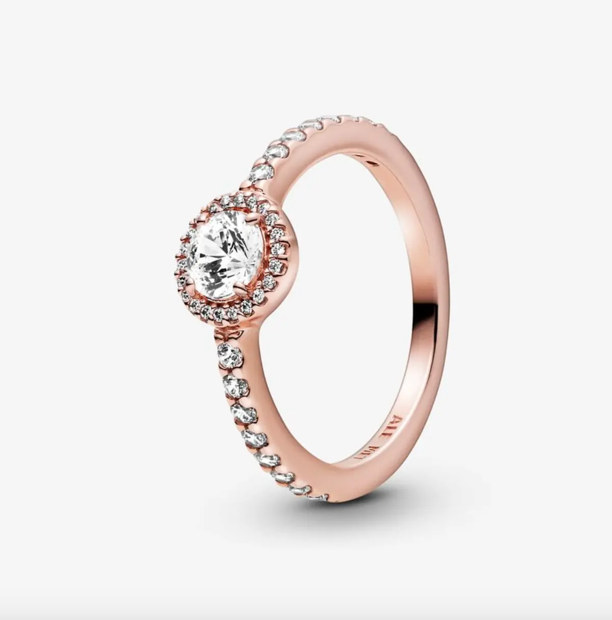 Classic Sparkle Halo Ring 1