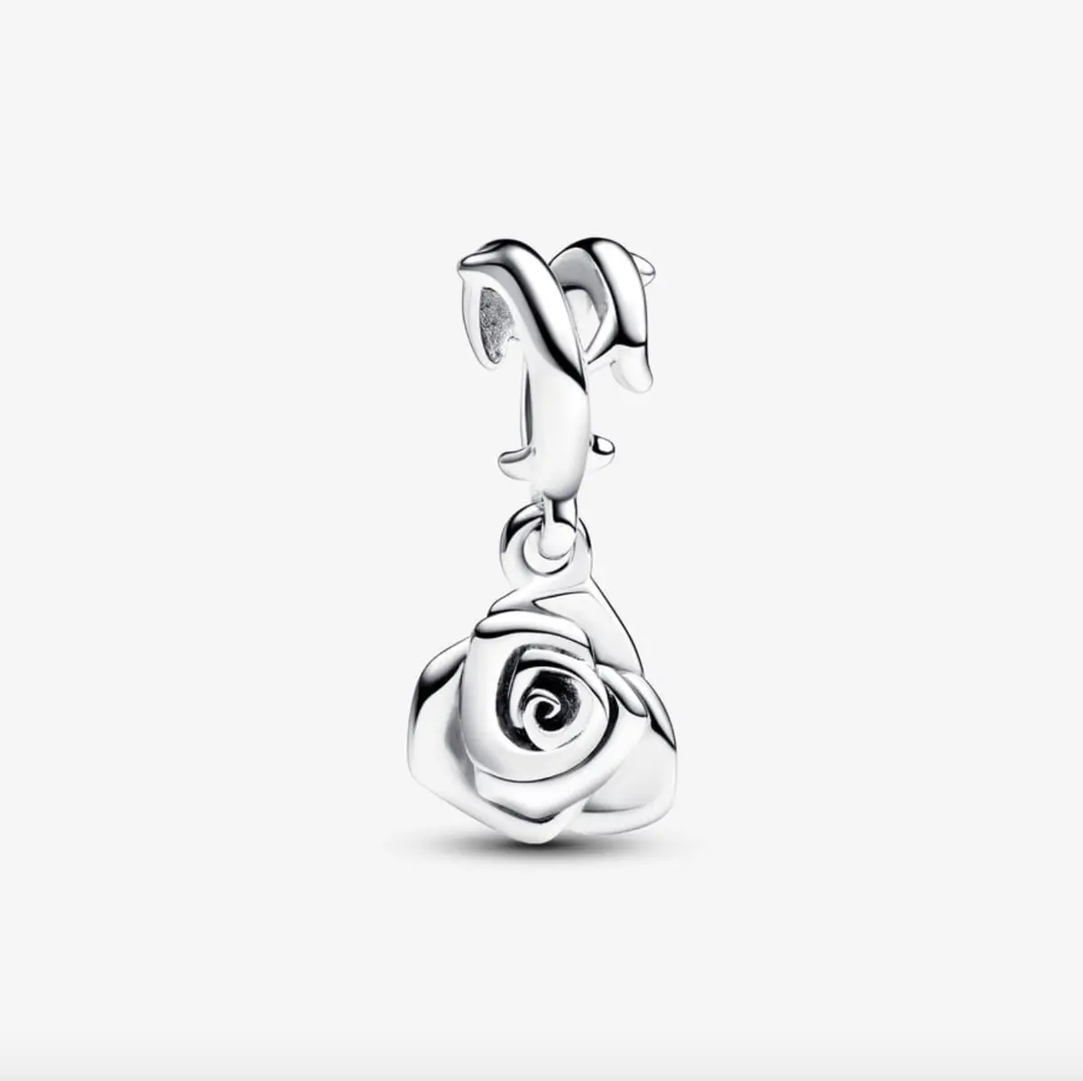 Rose In Bloom Dangle Charm 1