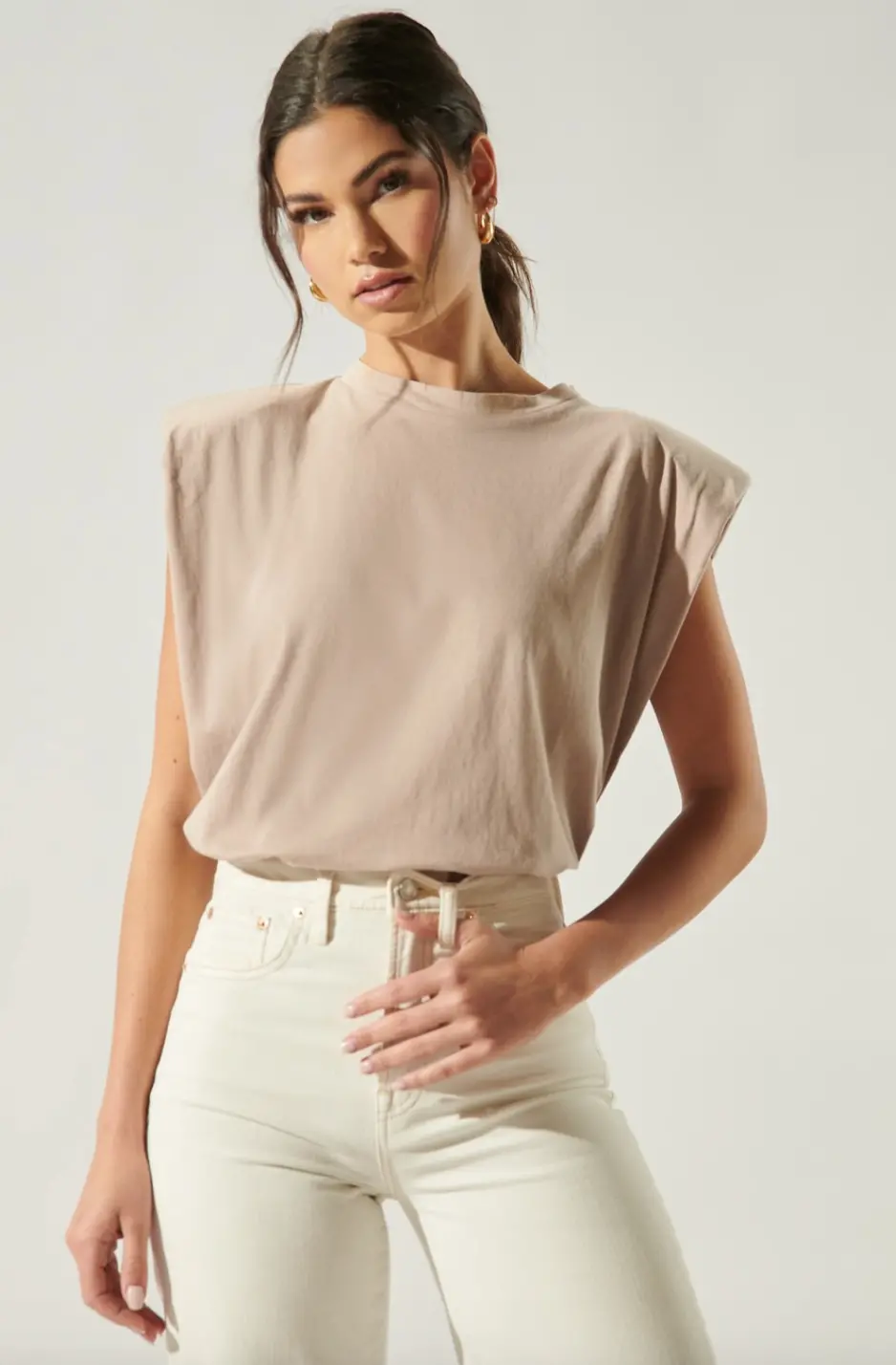 London Muscle Tee Knit Top 1