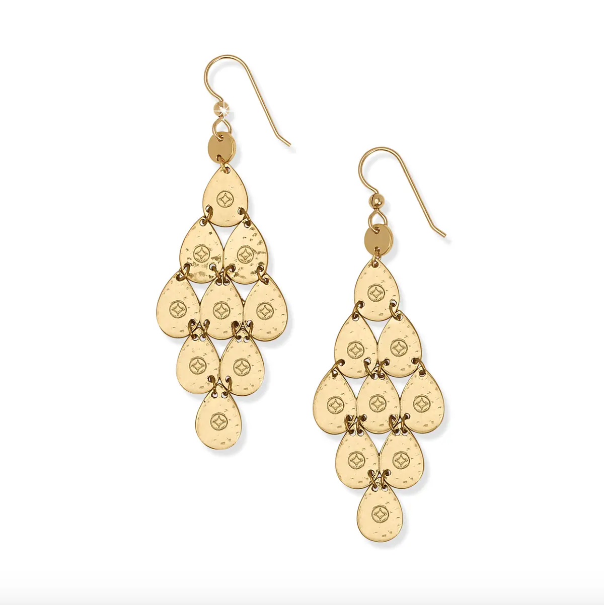 Palm Canyon Teardrop French Wire Earrings 1