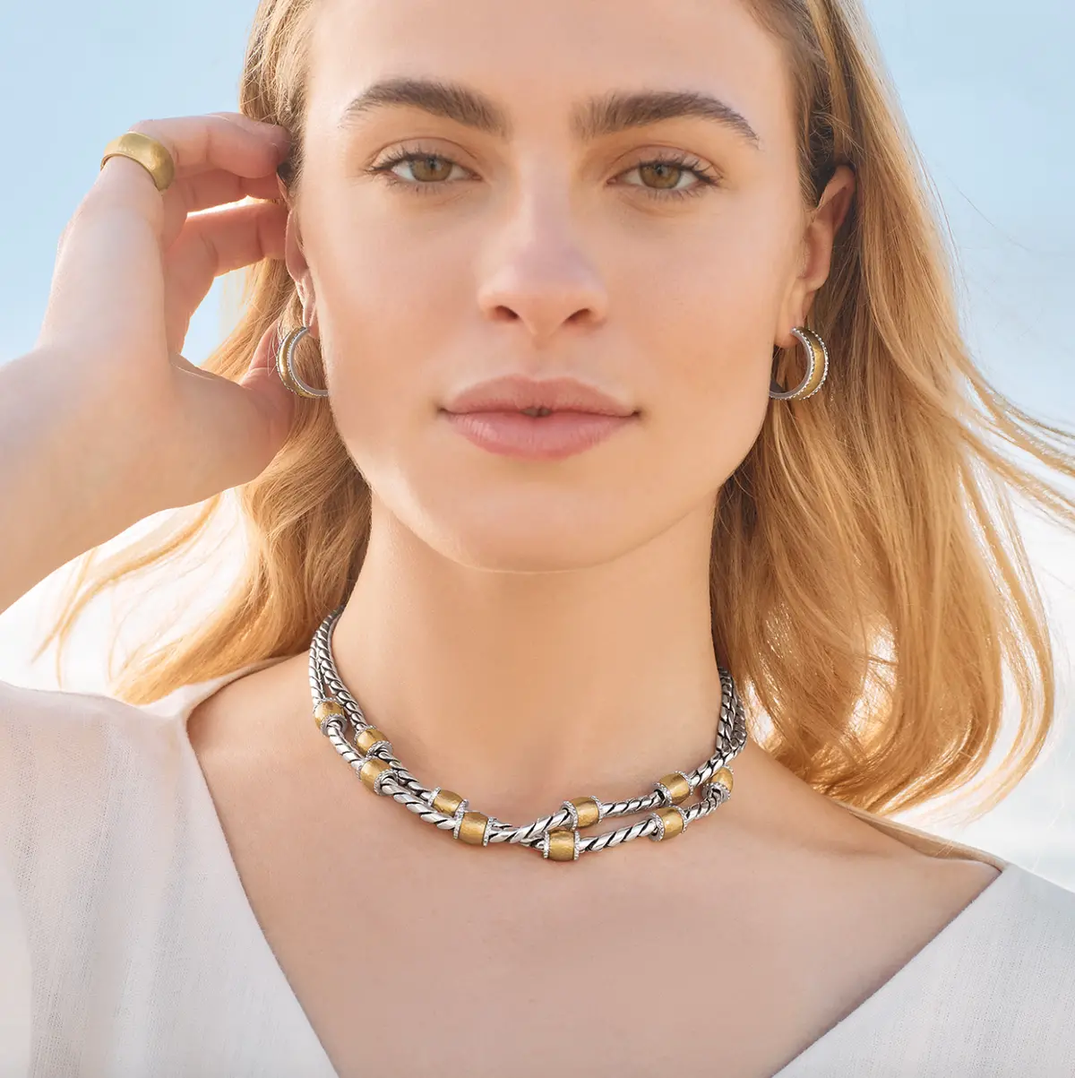 Meridian Geo Small Hoop Earrings 2