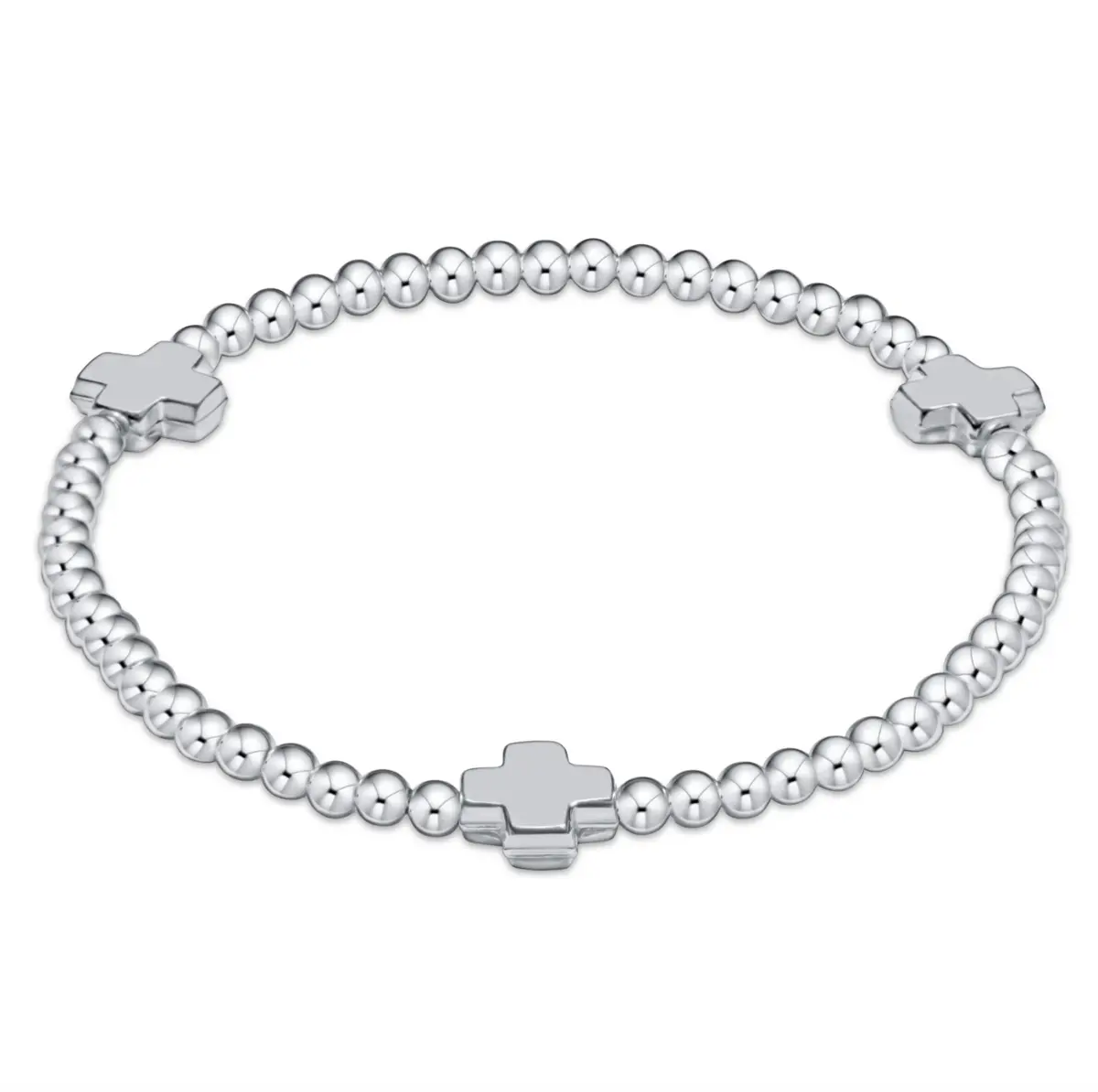 Signature Cross 3Mm Sterling Bracelet - Sterling 1