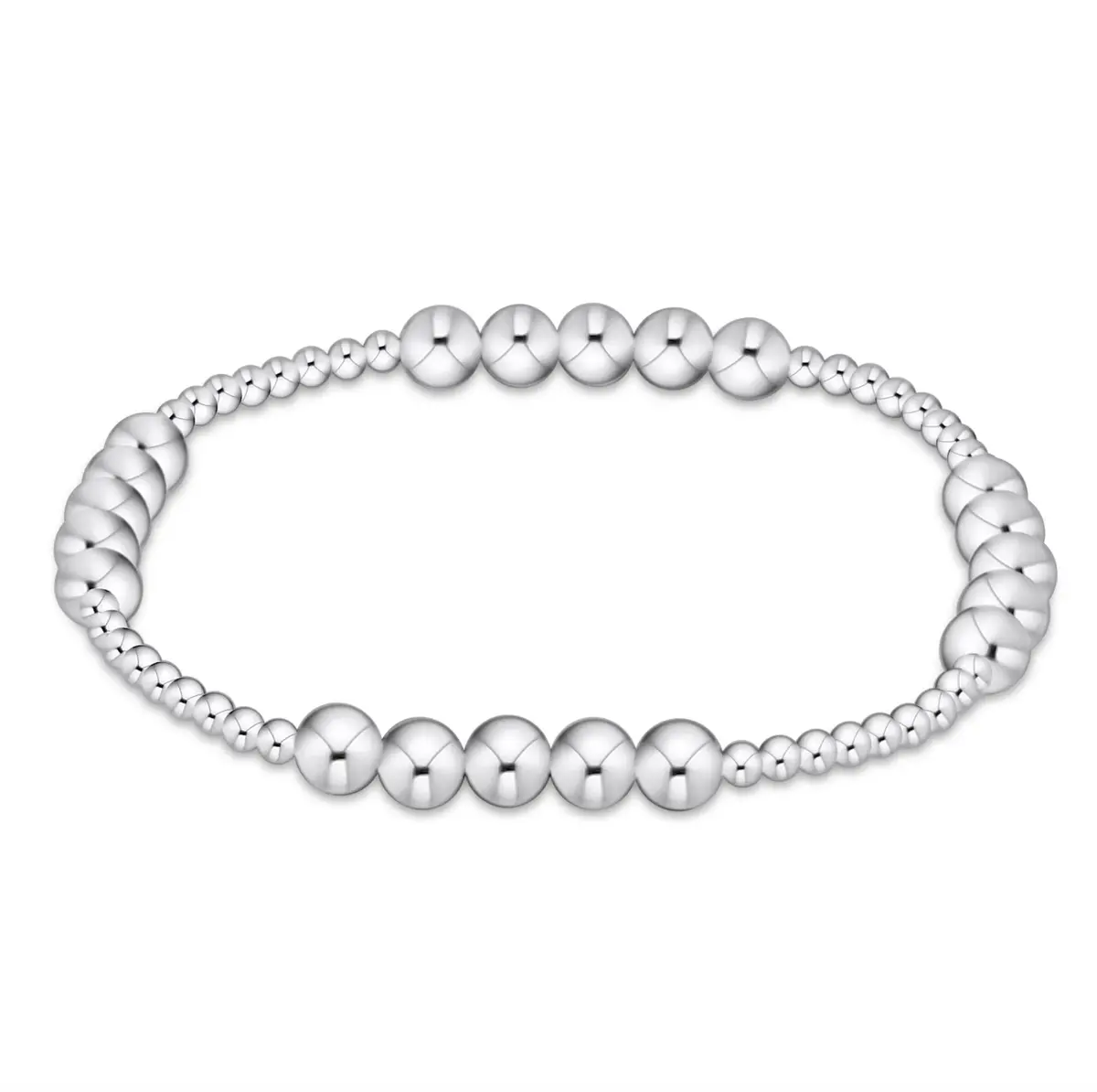 Classic Blissful Pattern 2.5Mm Bead Bracelet - 5Mm Sterling 1