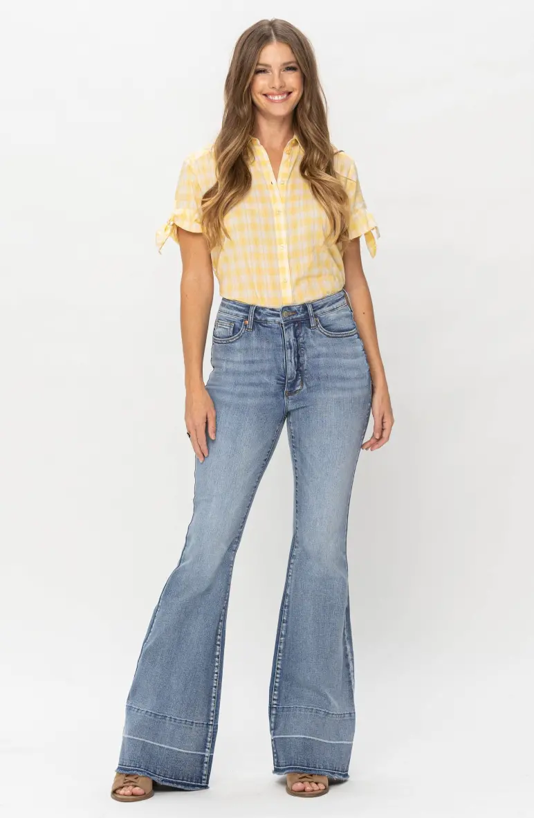 High-Rise Tummy Control Flare Jean 1
