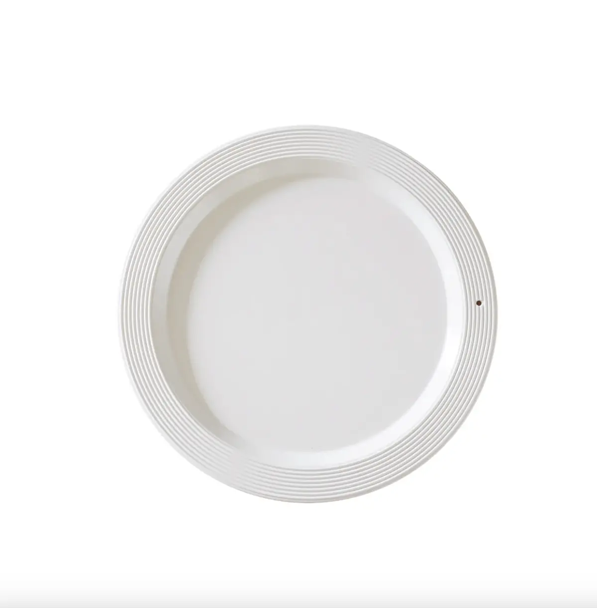 Melamine Round Platter | Pinstripes 1
