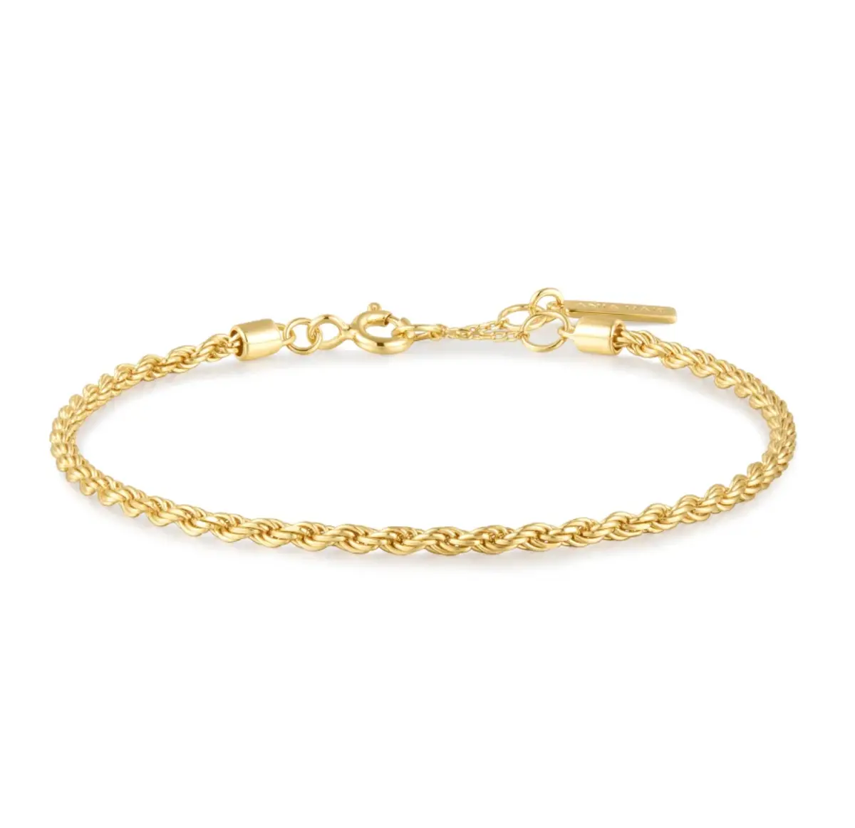 Gold Rope Twist Bracelet 1