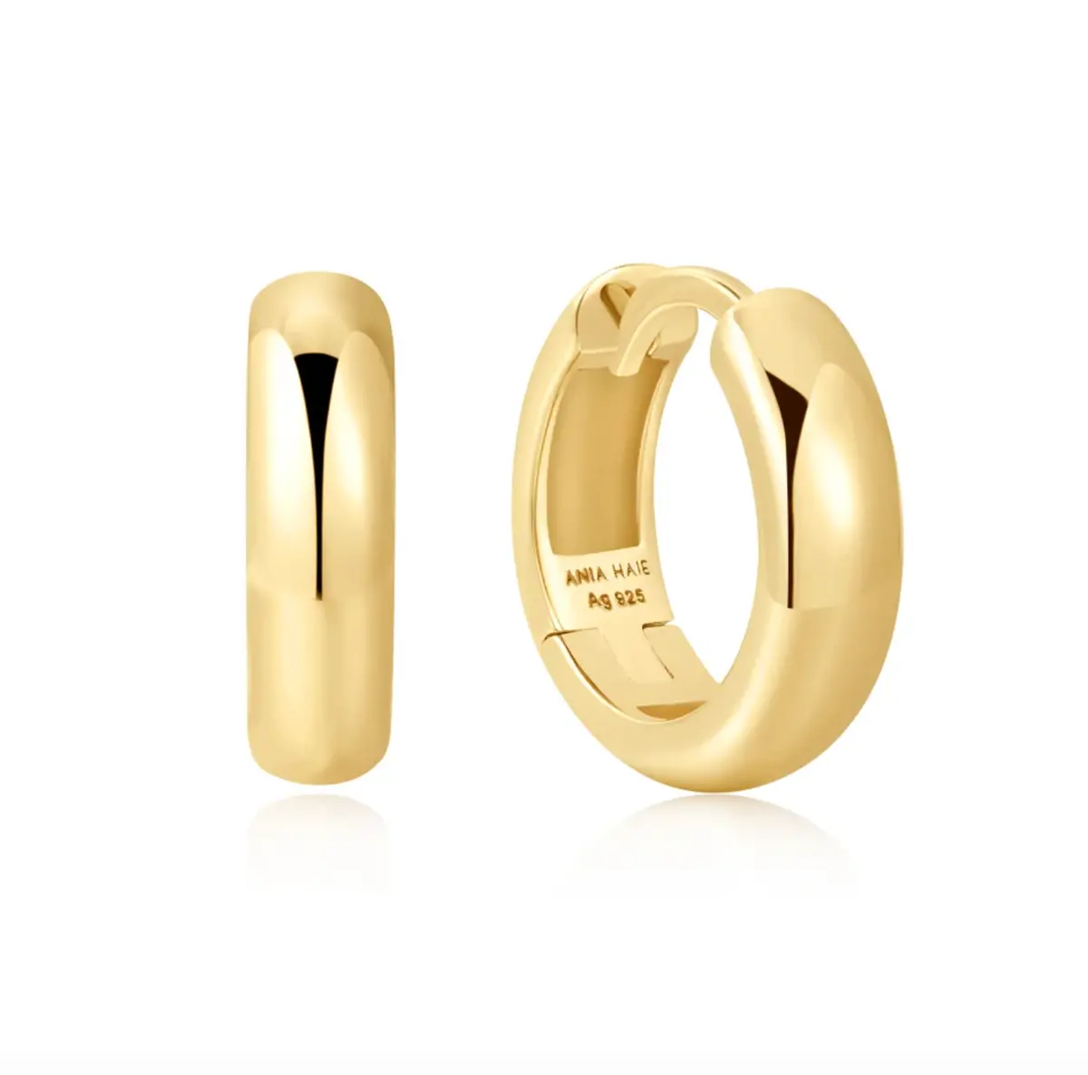 Gold Dome Band Huggies 1