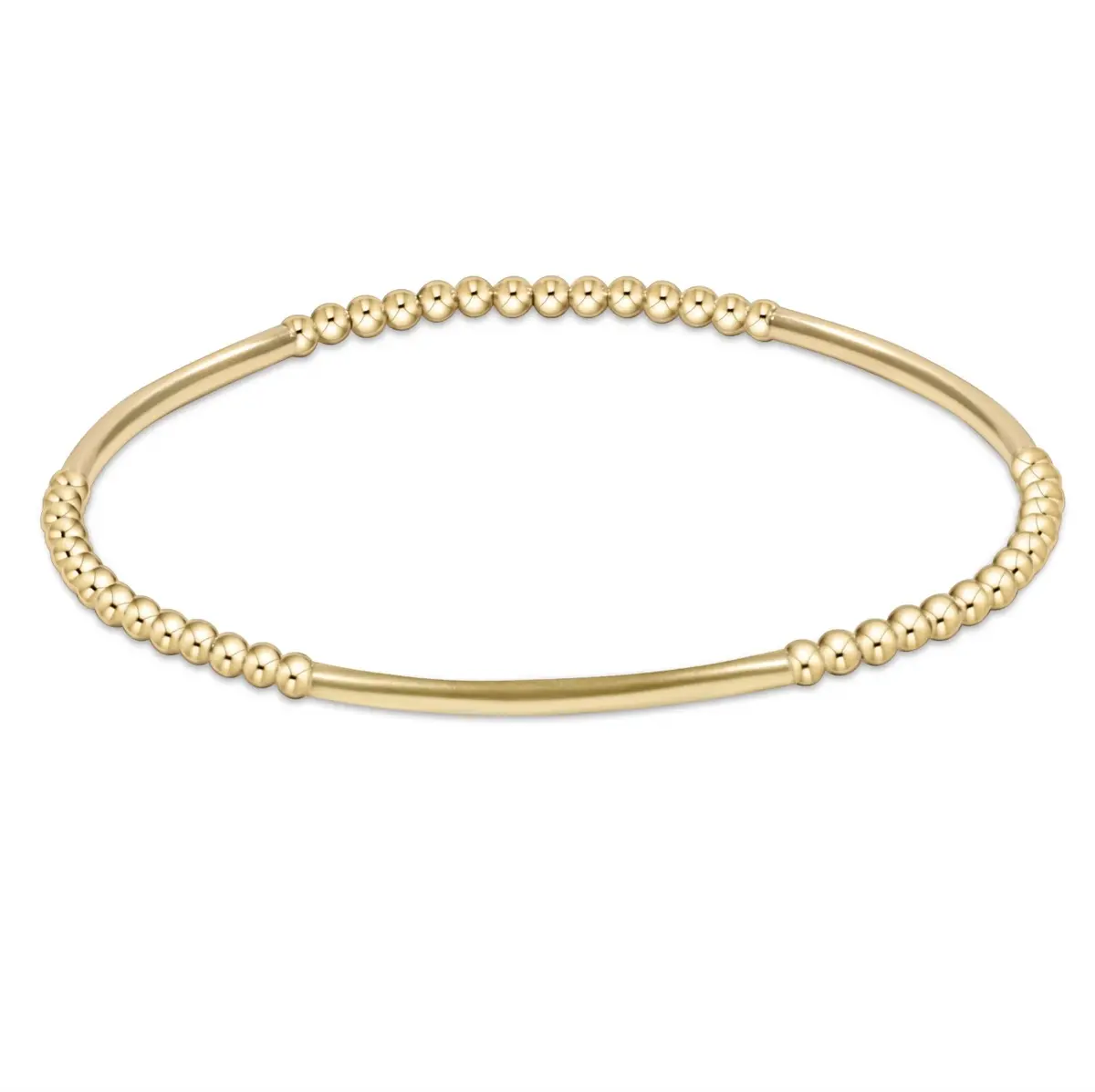 Bliss Bar Pattern Gold 2.5Mm Bracelet 1