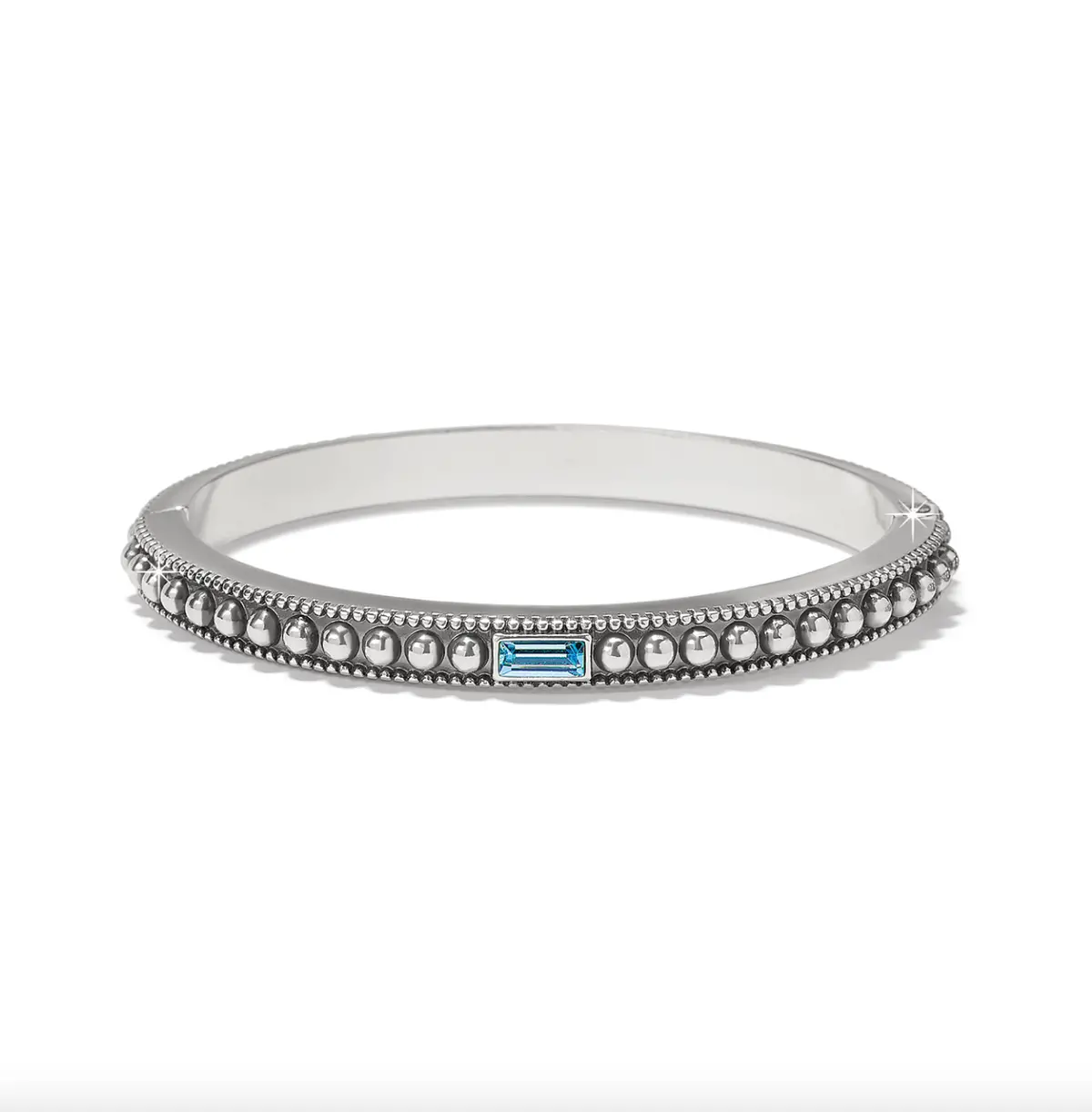 Pretty Tough Gem Hinged Bangle 1