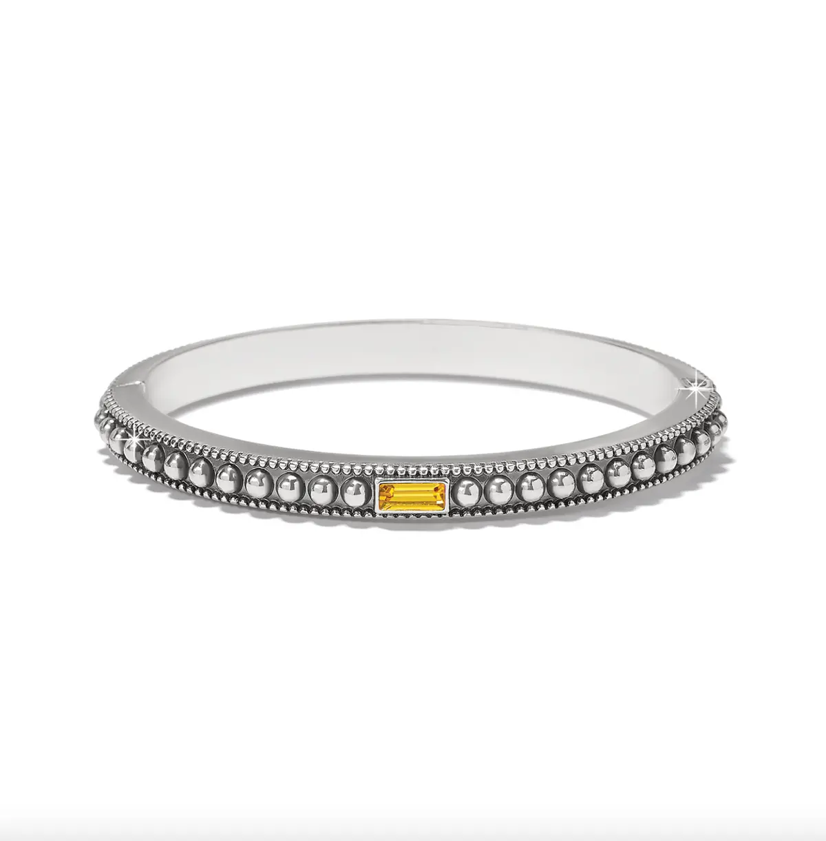 Pretty Tough Gem Hinged Bangle 1