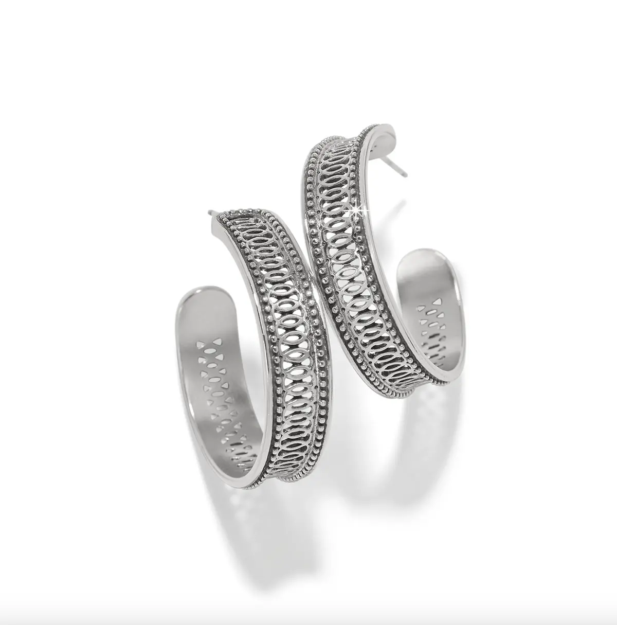 Ferrara Siena Large Hoop Earrings 1
