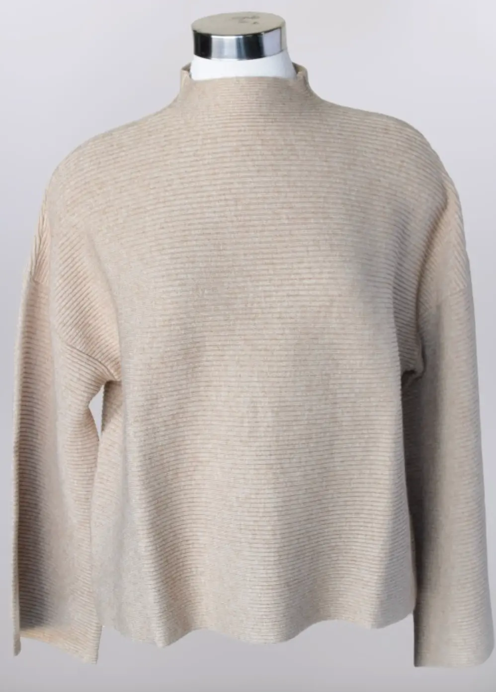 Ribbed Pullover Sweater 1