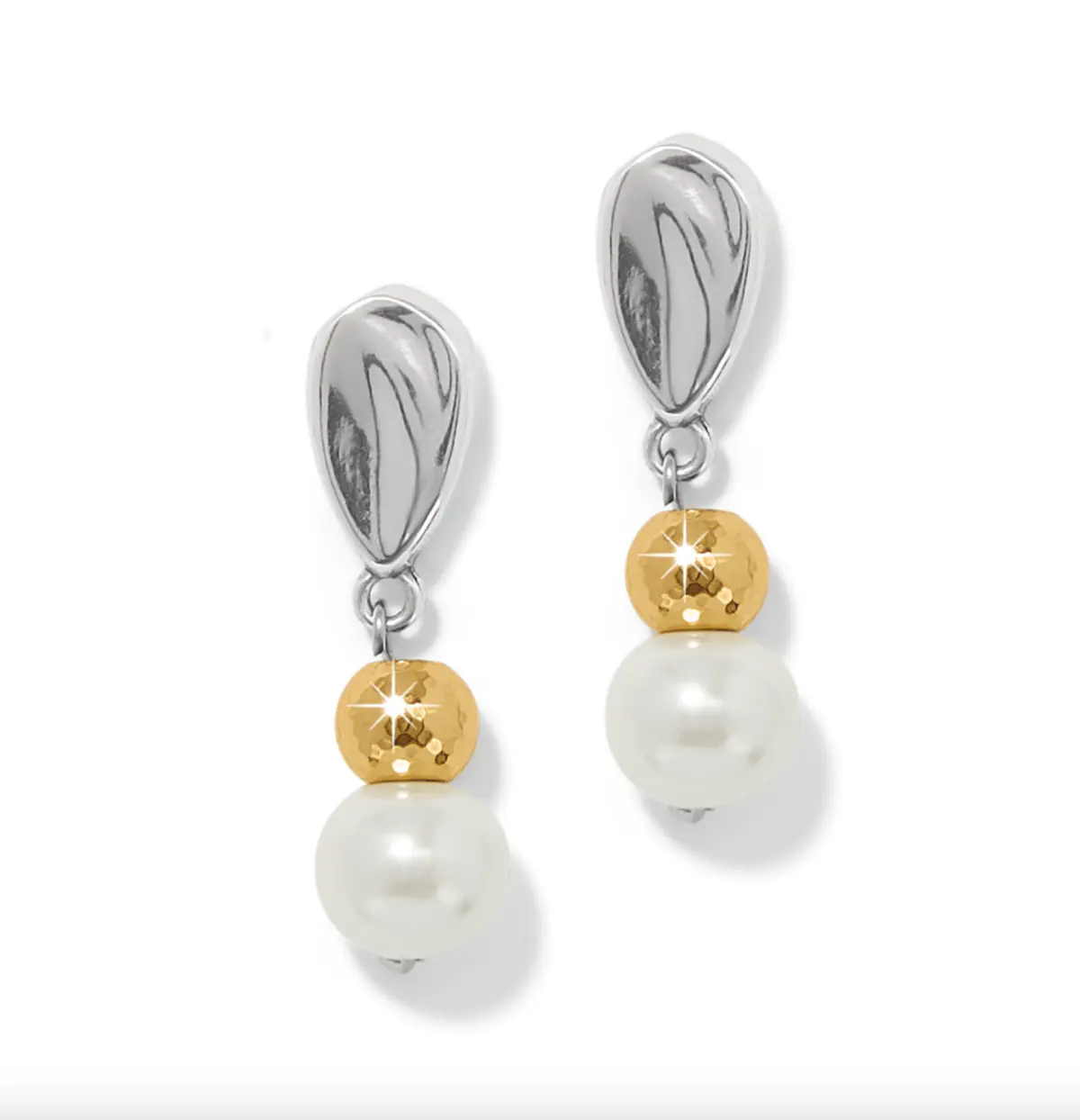 Cascade Unity Pearl Post Drop Earrings 1
