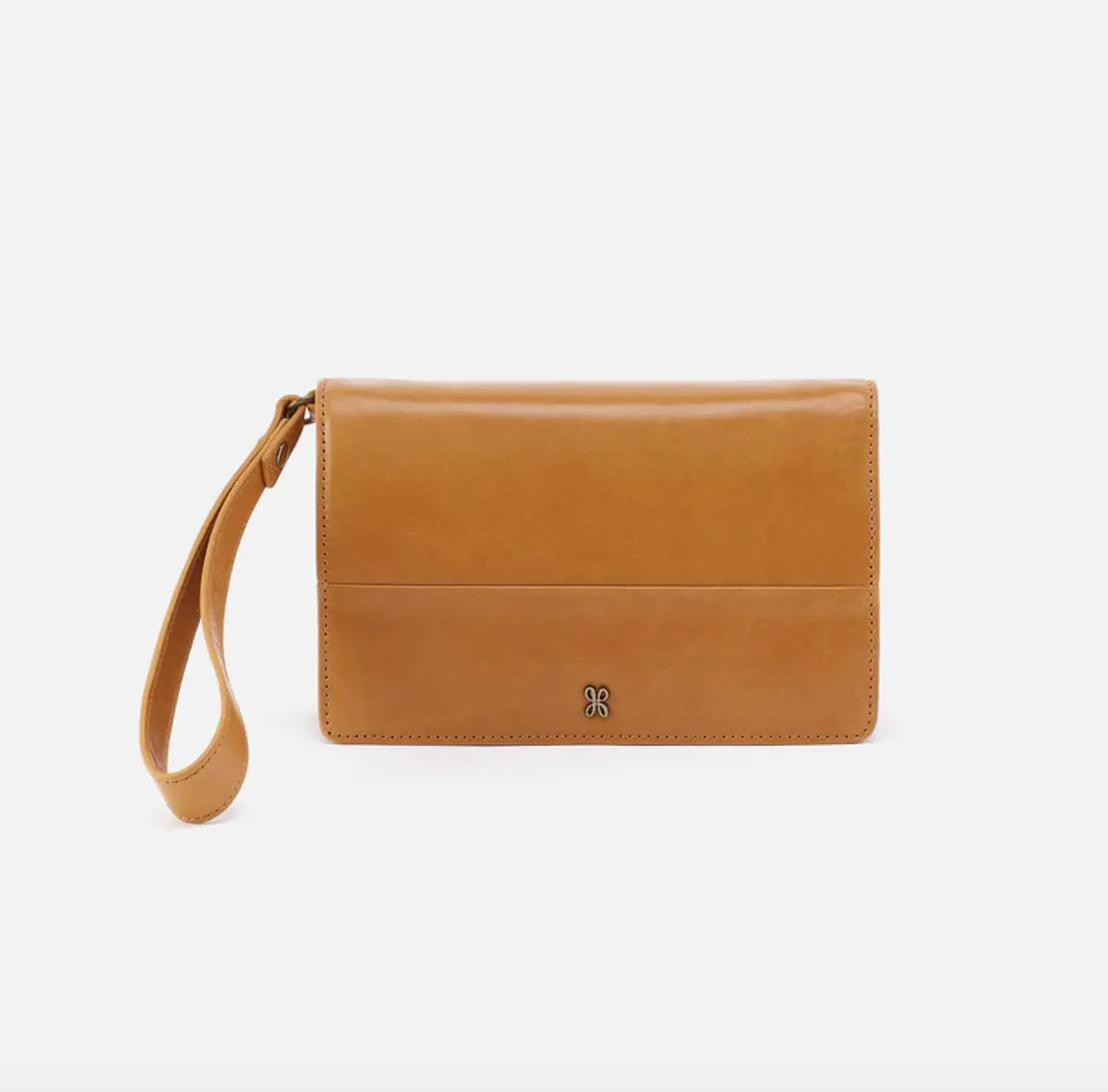 Jill Wristlet | Polished Leather 1