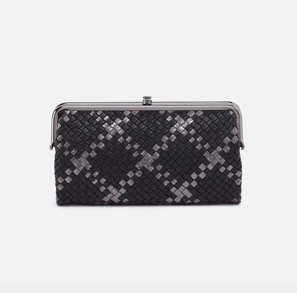 Lauren Clutch Wallet | Woven Leather 1