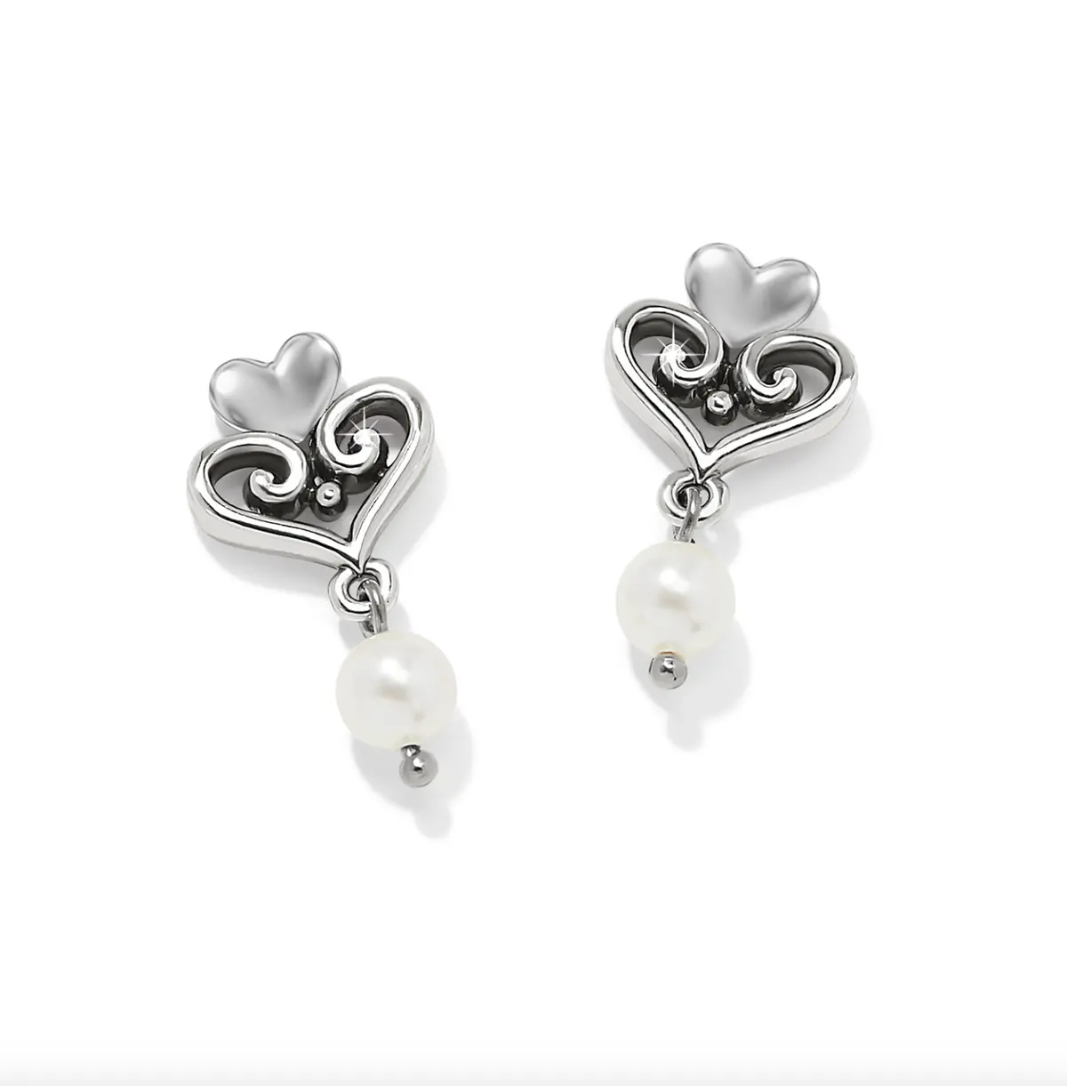 Alcazar Amor Pearl Post Drop Earrings 1