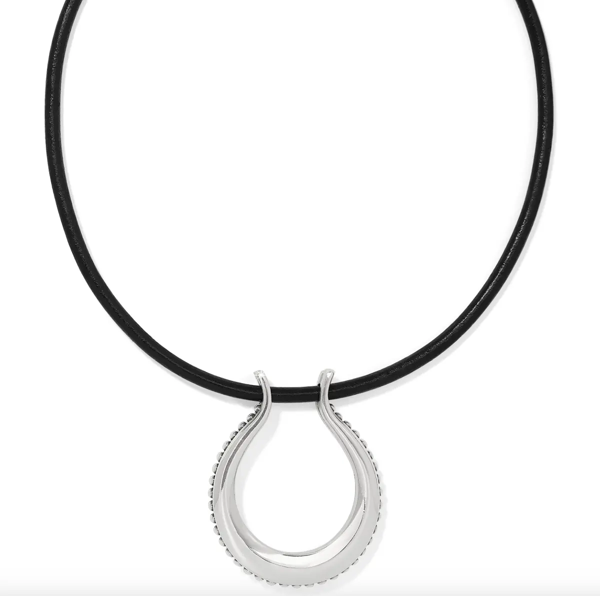 Pretty Tough Arch Leather Necklace 1