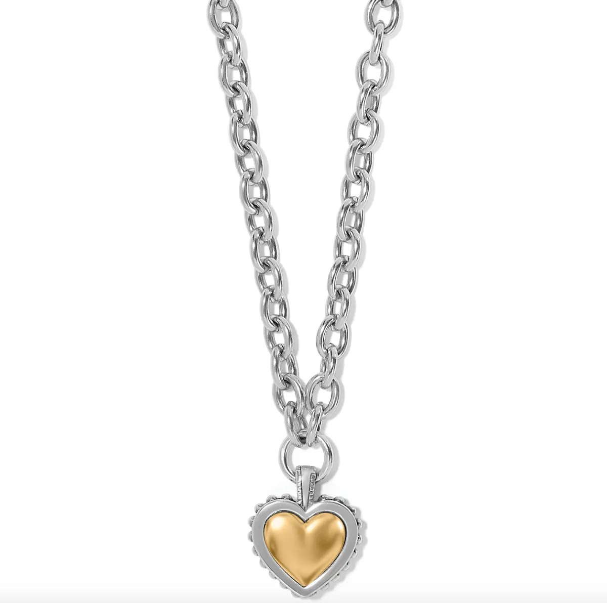 Pretty Tough Bold Heart Necklace 1