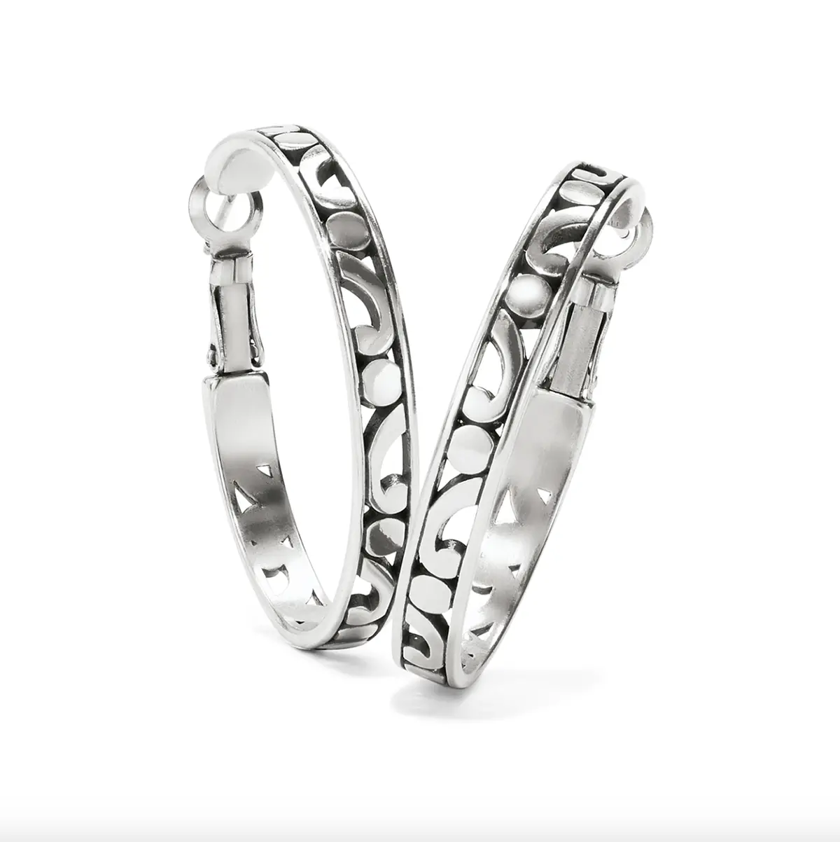 Contempo Medium Hoop Earrings 1