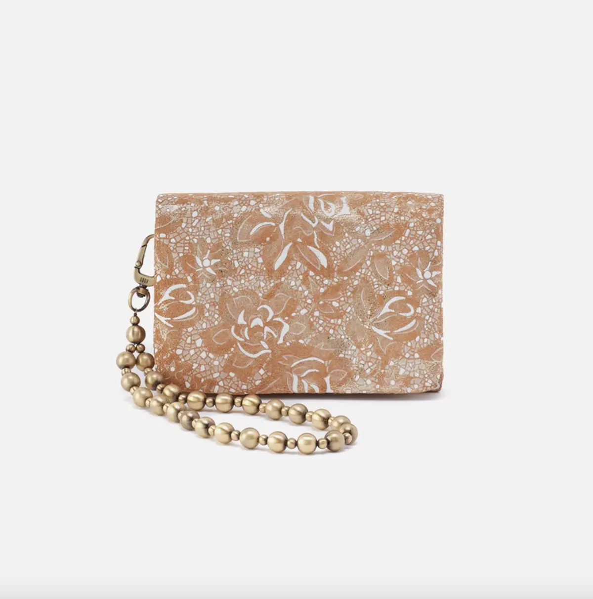 Ross Bead Wristlet | Printed Leather 1