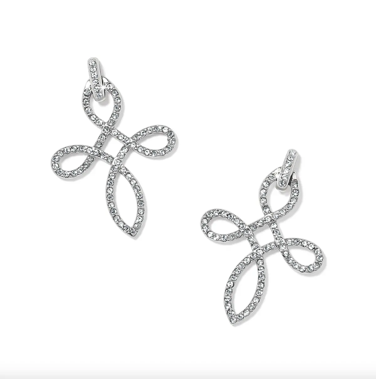 Illumina Ribbon Post Drop Earrings 1