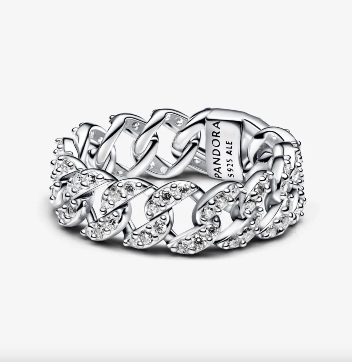 Pavé Cuban Chain Ring 1