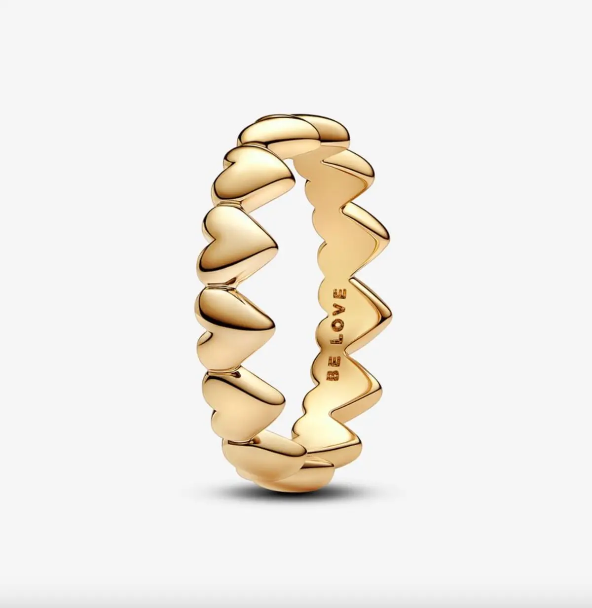 Row Of Hearts Ring 1