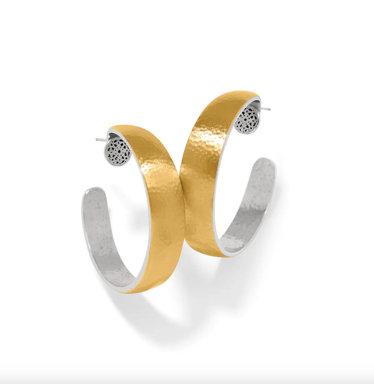 Ferrara Entrata Moon Large Hoop Earrings 1