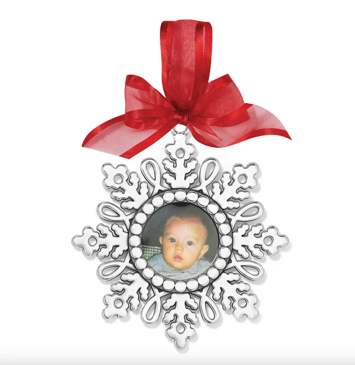 Snowflake Photo Delight Ornament 1