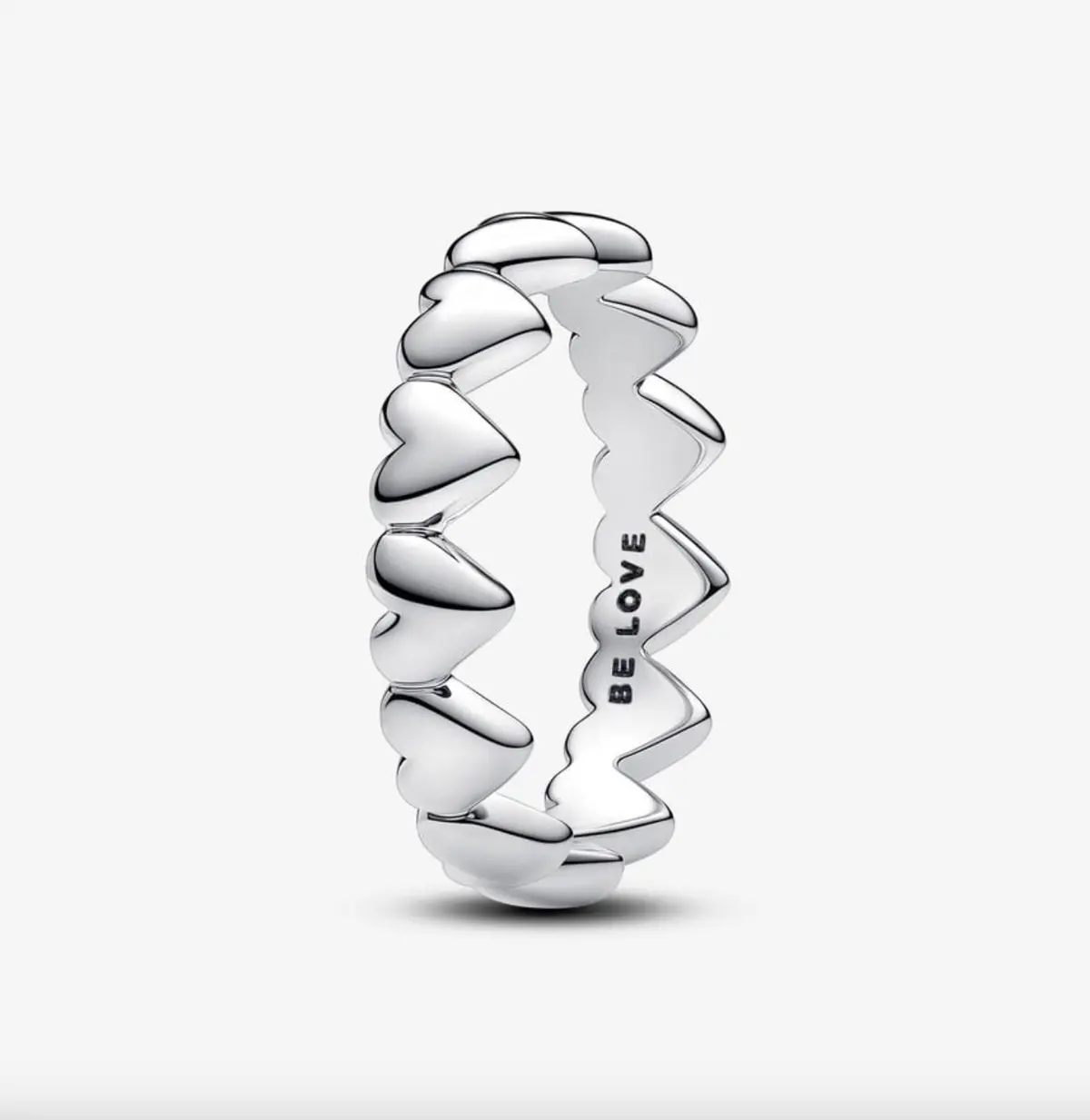 Row Of Hearts Ring 1