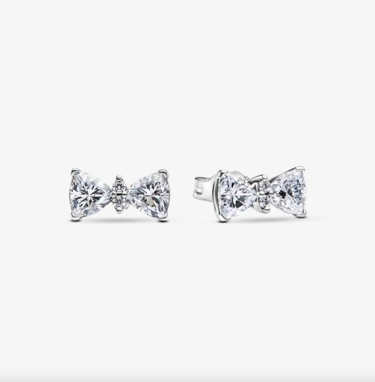 Sparkling Bow Stud Earrings 1