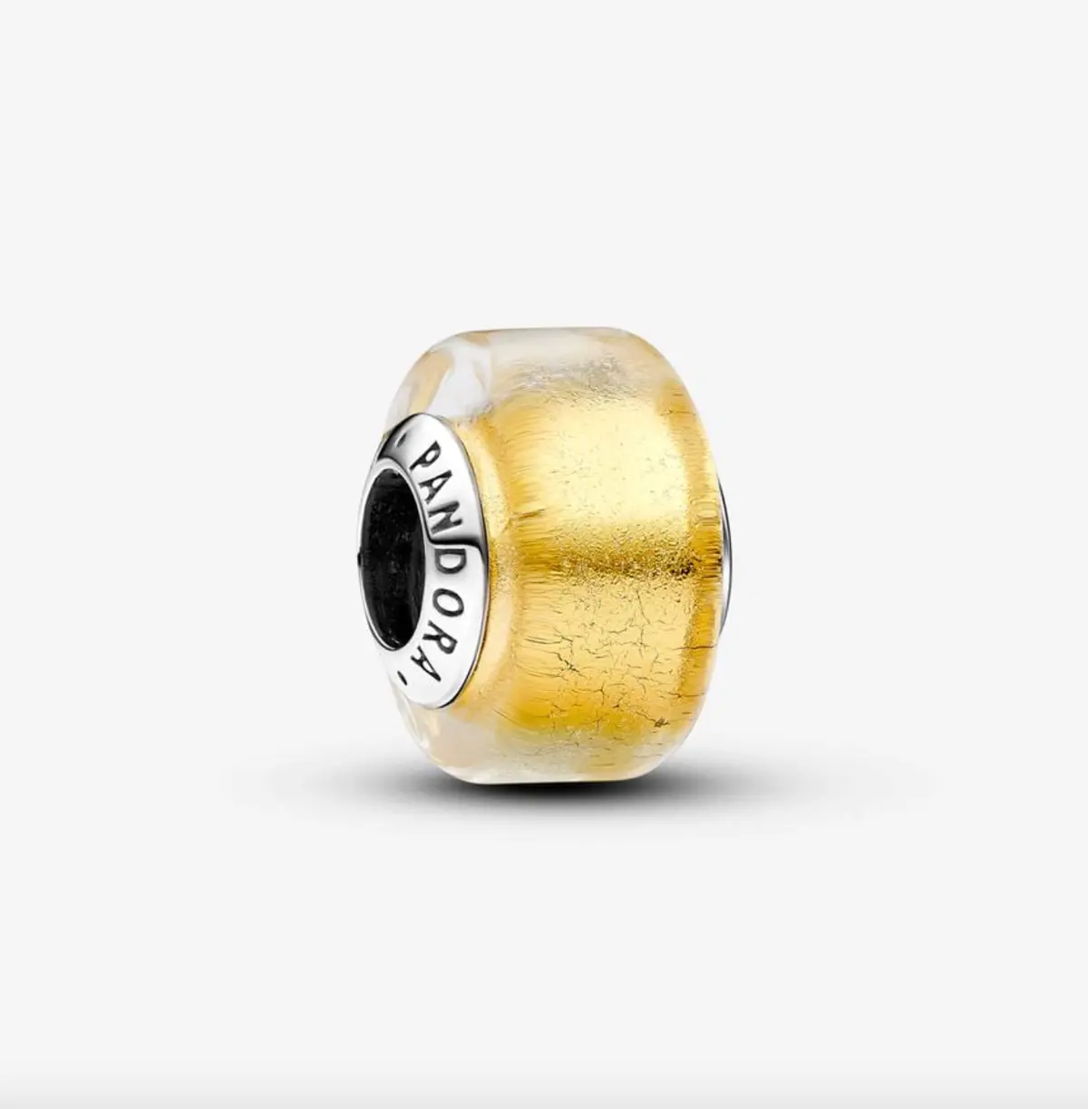 Golden Mini Murano Glass Charm 1