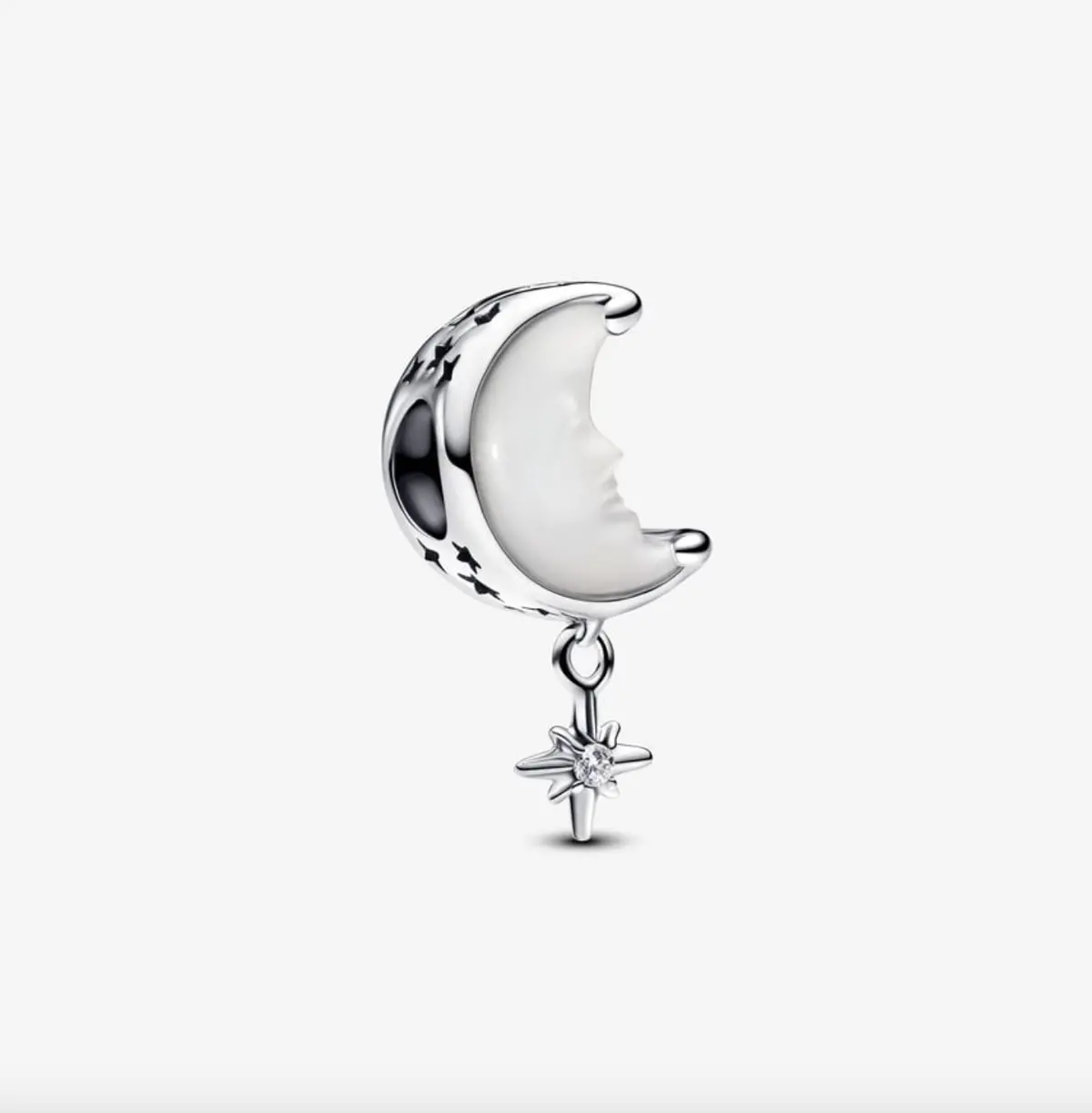 Moon & North Star Charm 1