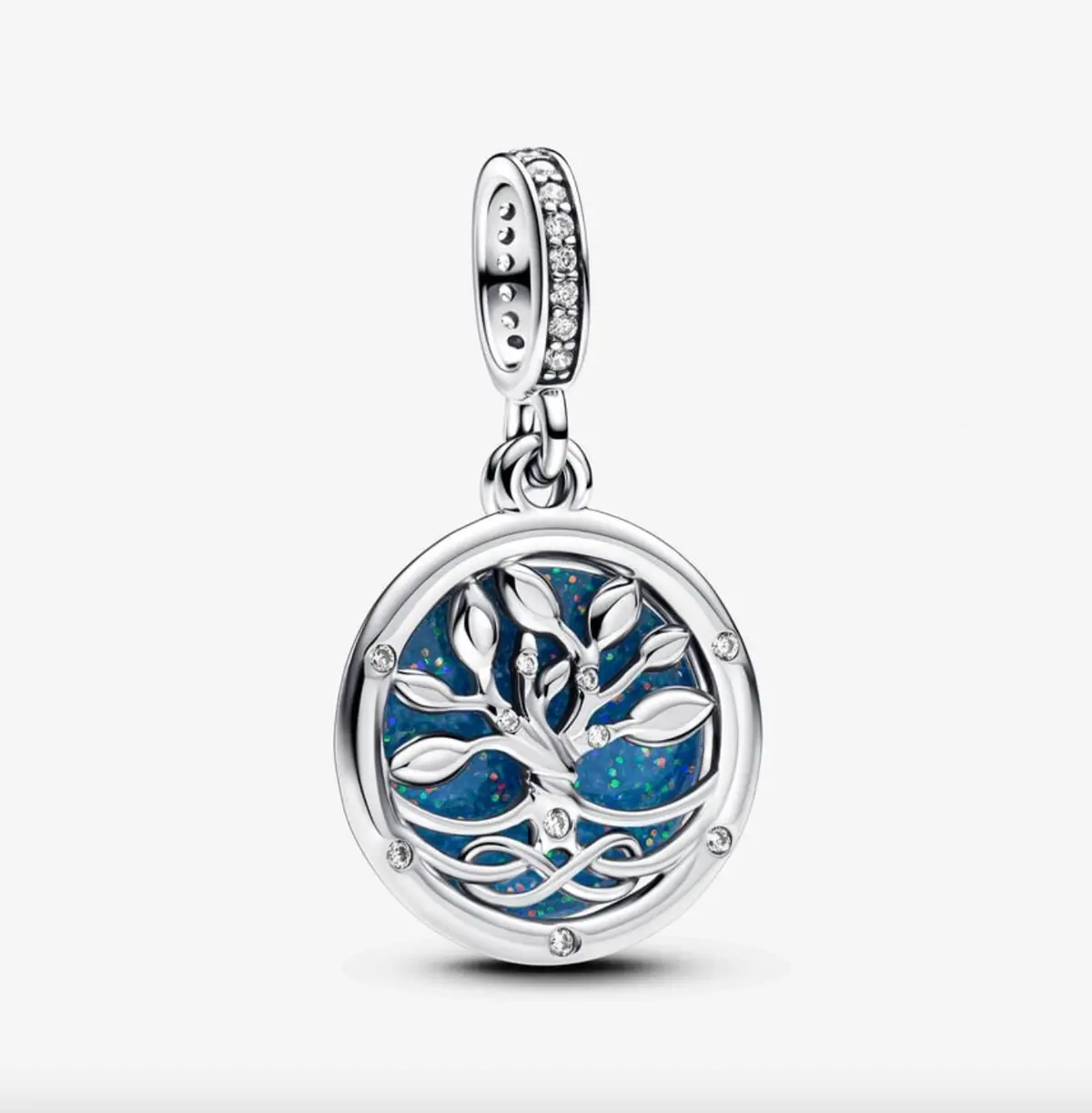 Glow-In-The-Dark Infinity Tree Double Dangle Charm 1