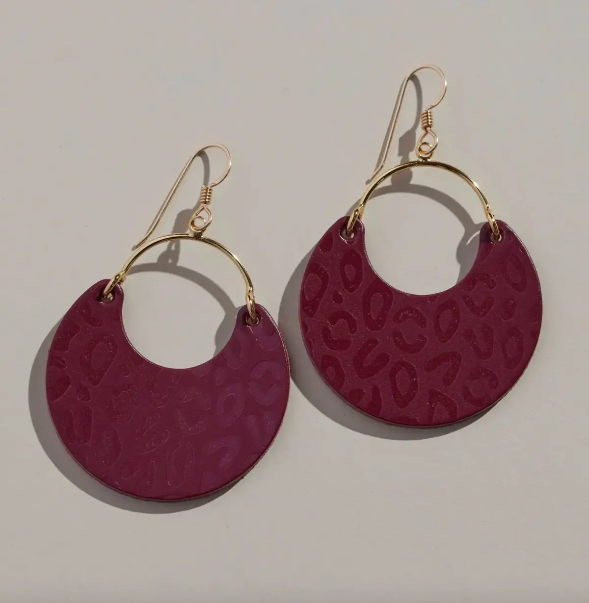 Ninas | Burgundy Posh Leopard 1