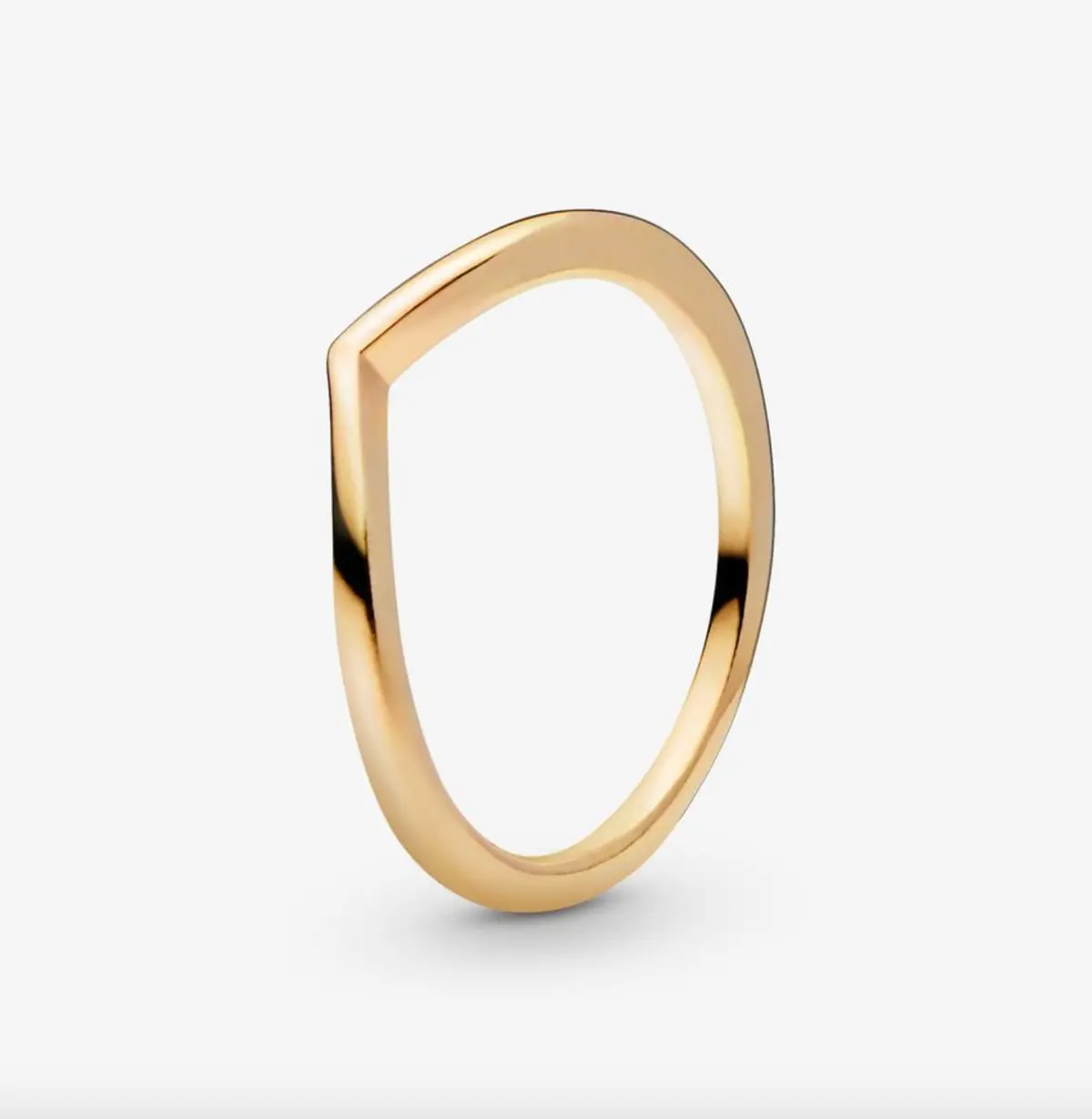 Polished Wishbone Ring 1