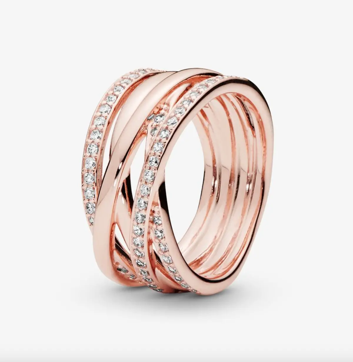 Sparkling & Polished Lines Ring 1