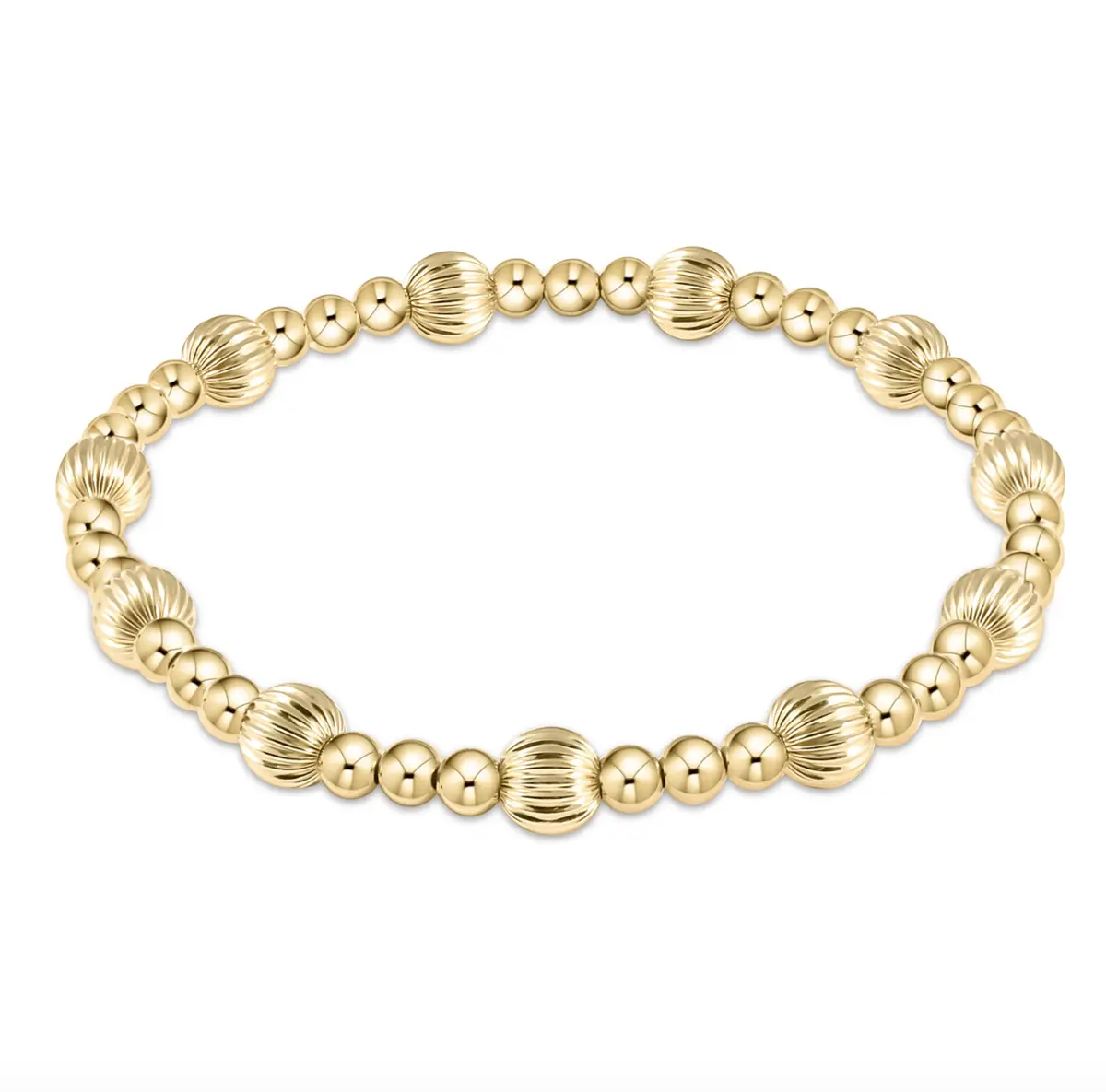 Extends Dignity Sincerity Gold 6Mm Bracelet 1